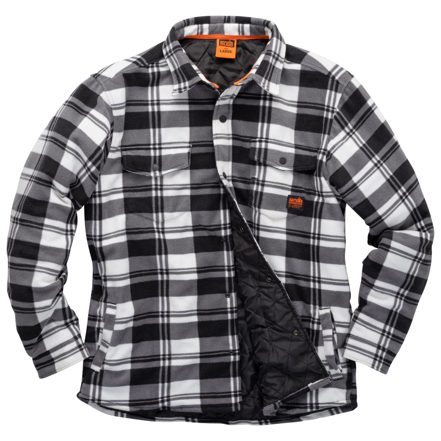 Mens padded checked shirt new arrivals