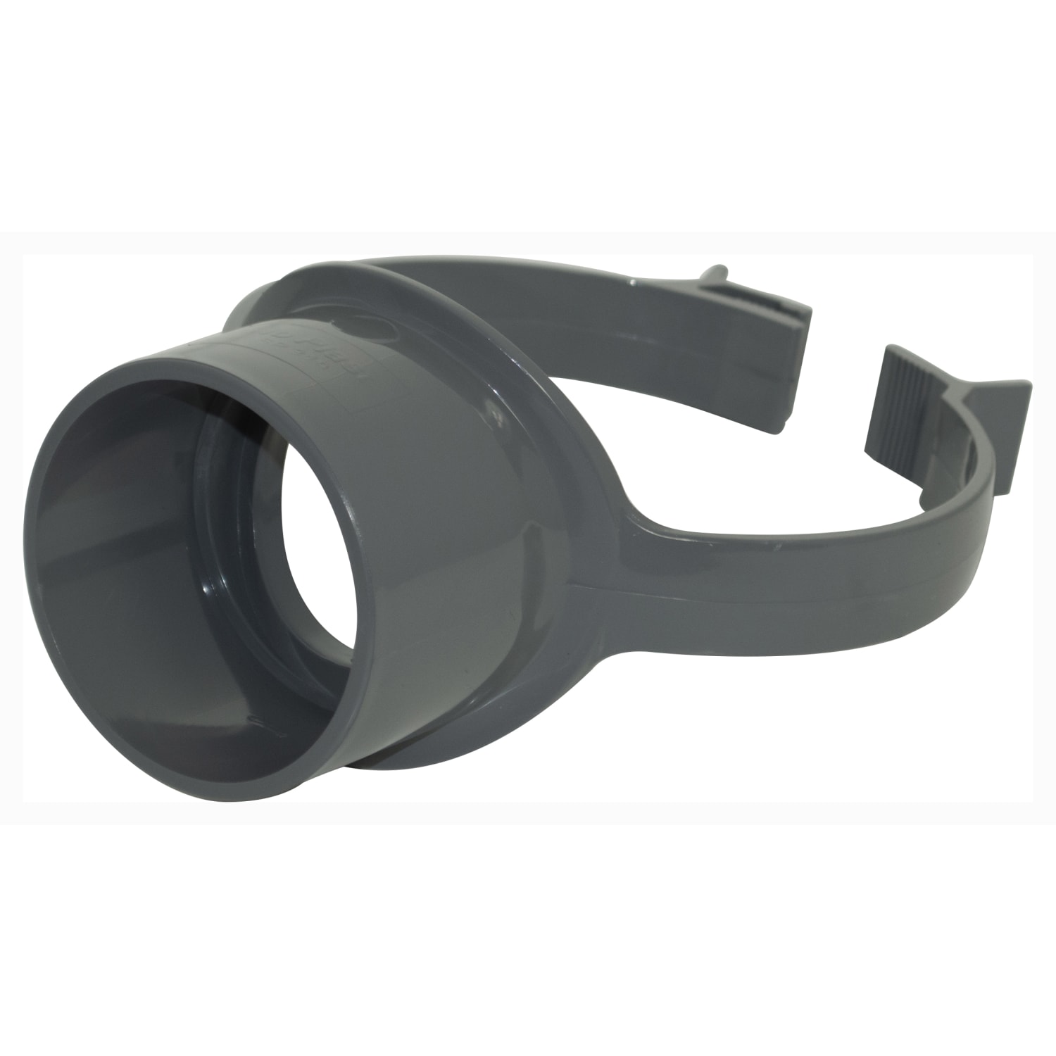 Floplast 110mm Soil Pipe Strap On Pipe Connector Anthracite Grey SP319AG