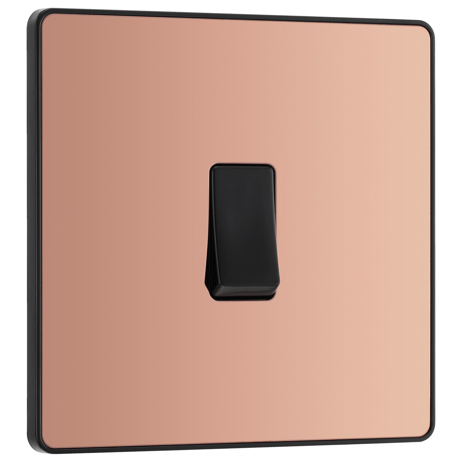 BG Evolve Polished Copper 20A 16Ax Single Light Switch 2 Way