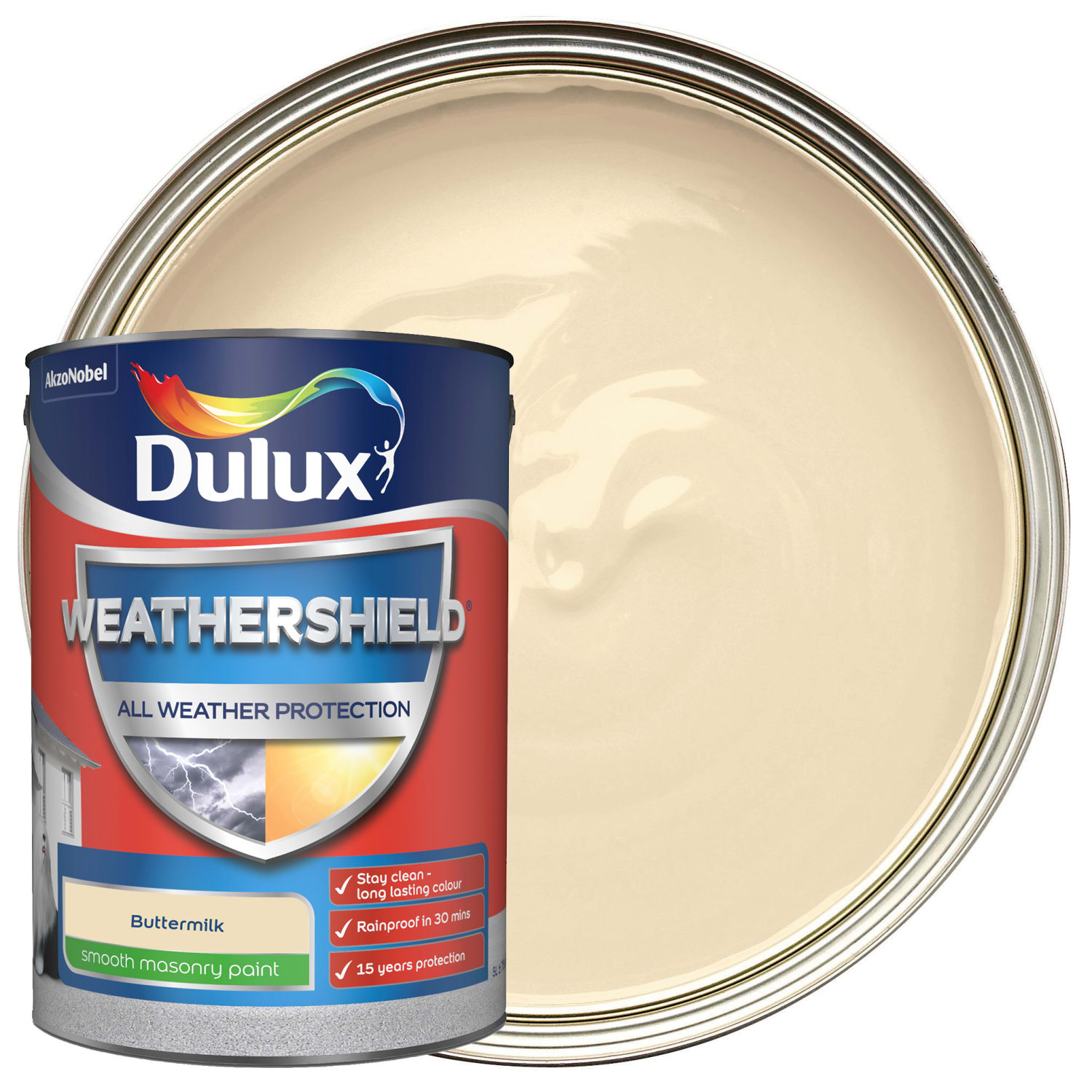 Dulux Weathershield All Weather Purpose Smooth Paint Buttermilk