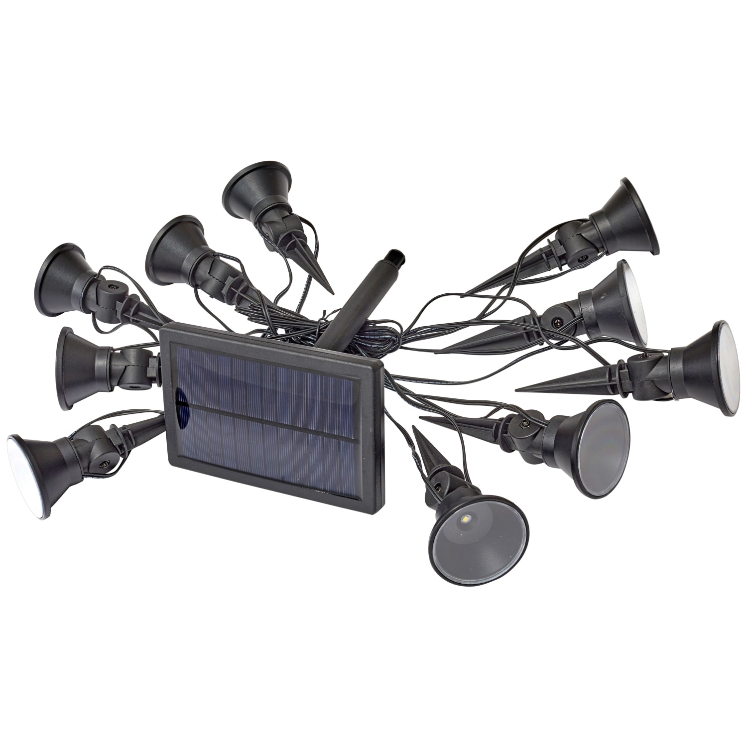 Smart Solar 5 Lumen Outdoor MultiSpot Spotlights Pack of 10