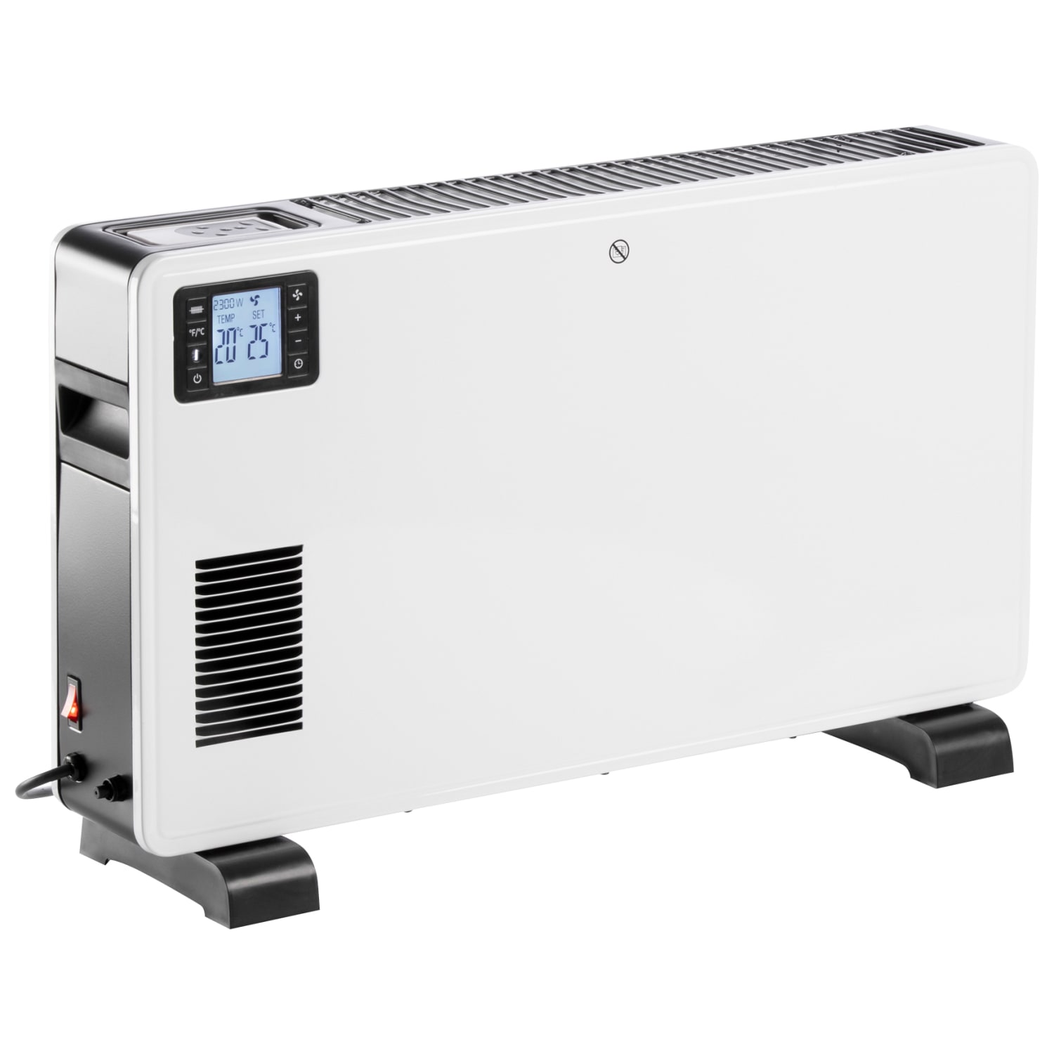 2.3kWConvector Heater w Timer u0026 LED | Wickes.co.uk
