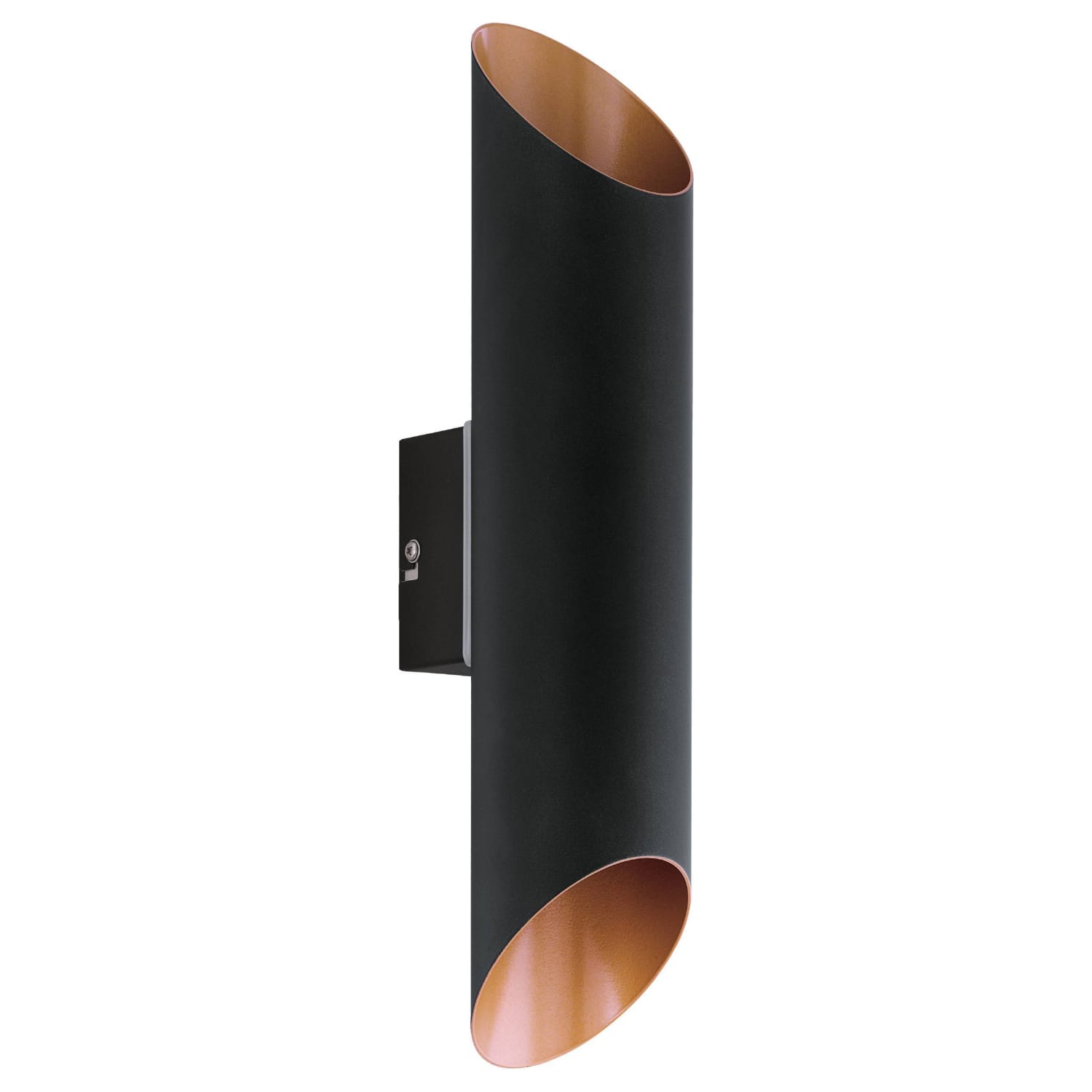 Eglo GU10 Agolada Outdoor Up Down Wall Light Black Copper