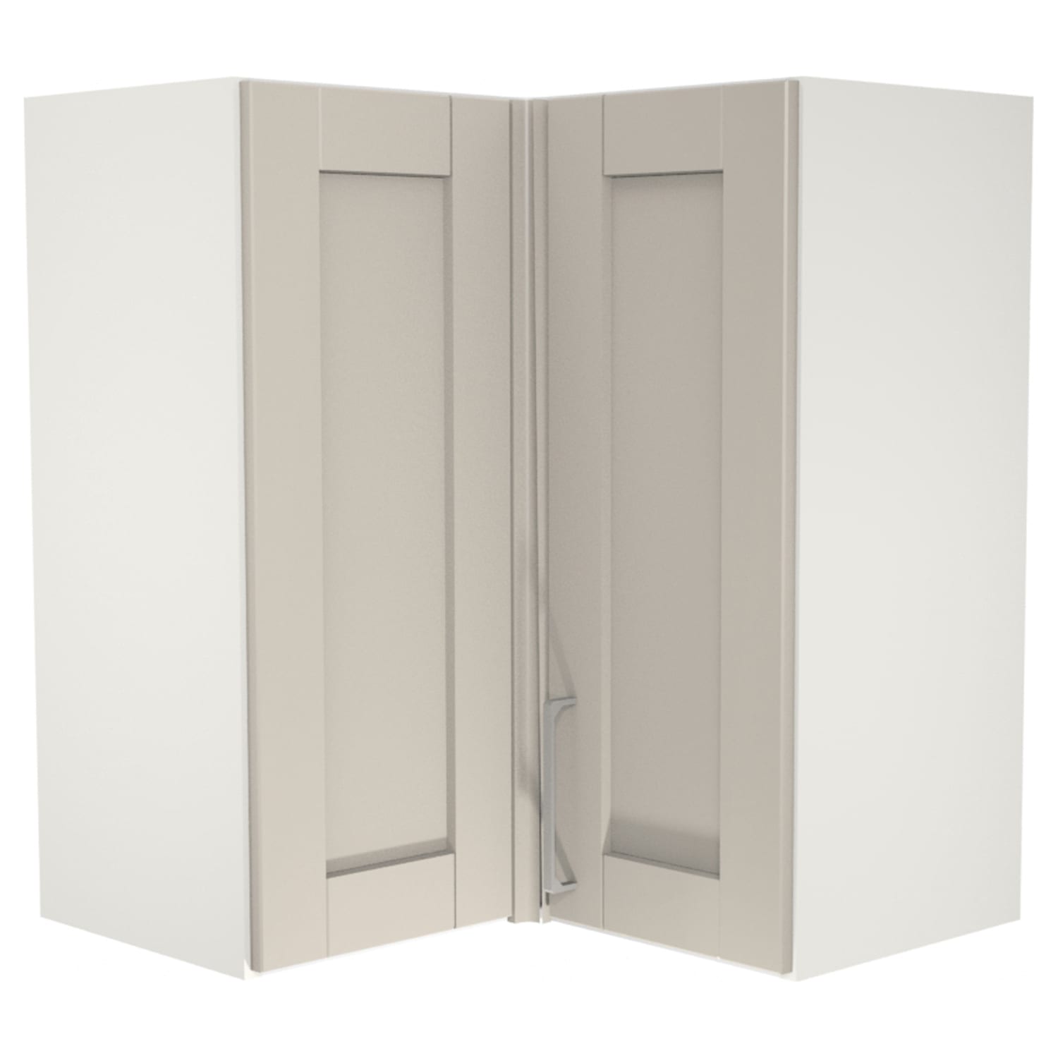 Corner outlet wall cupboard
