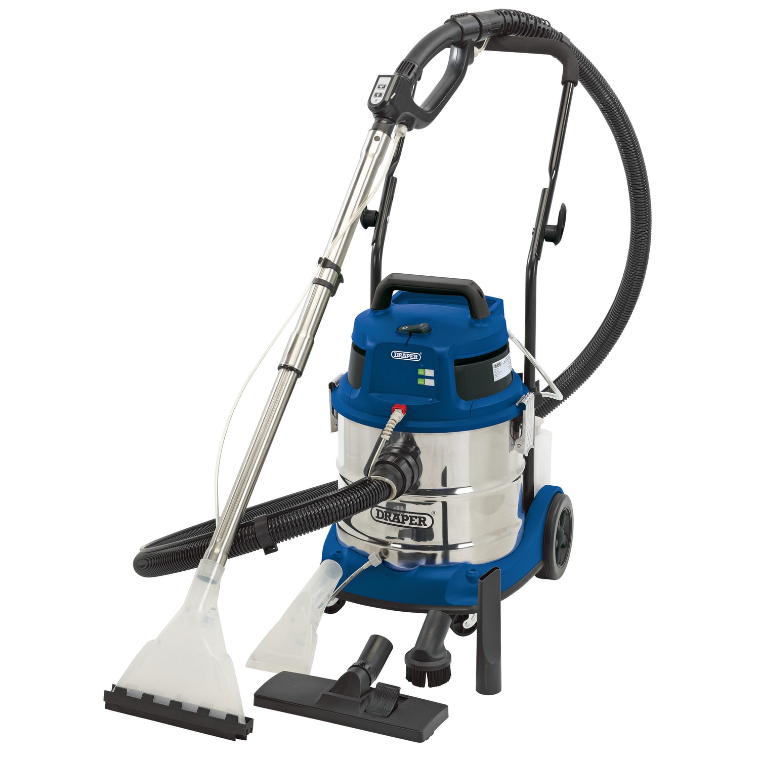 Draper SWD1500 3 in 1 Wet Dry Shampoo Vacuum Cleaner 20L