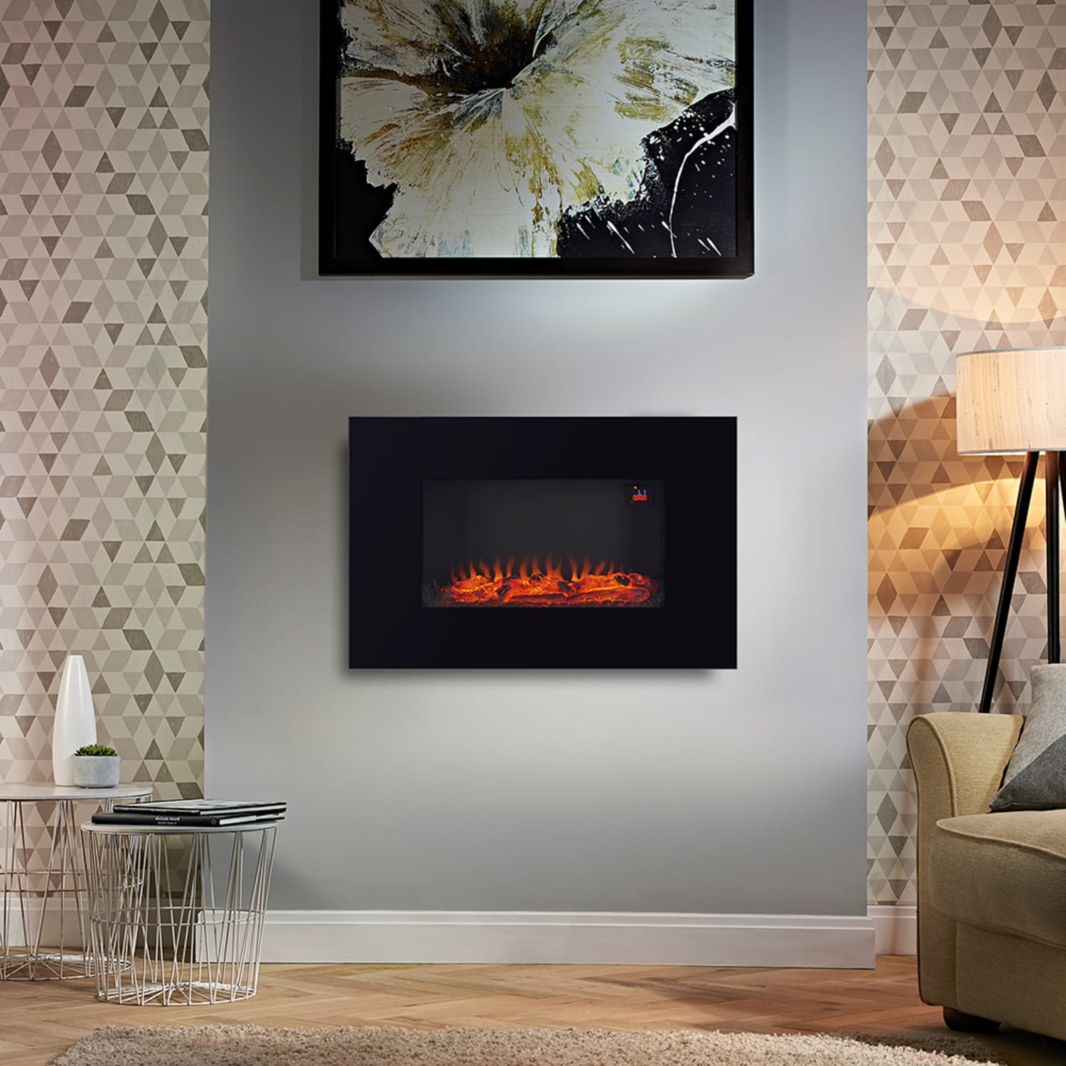 Focal Point Charmouth LED Electric Fire | Wickes.co.uk
