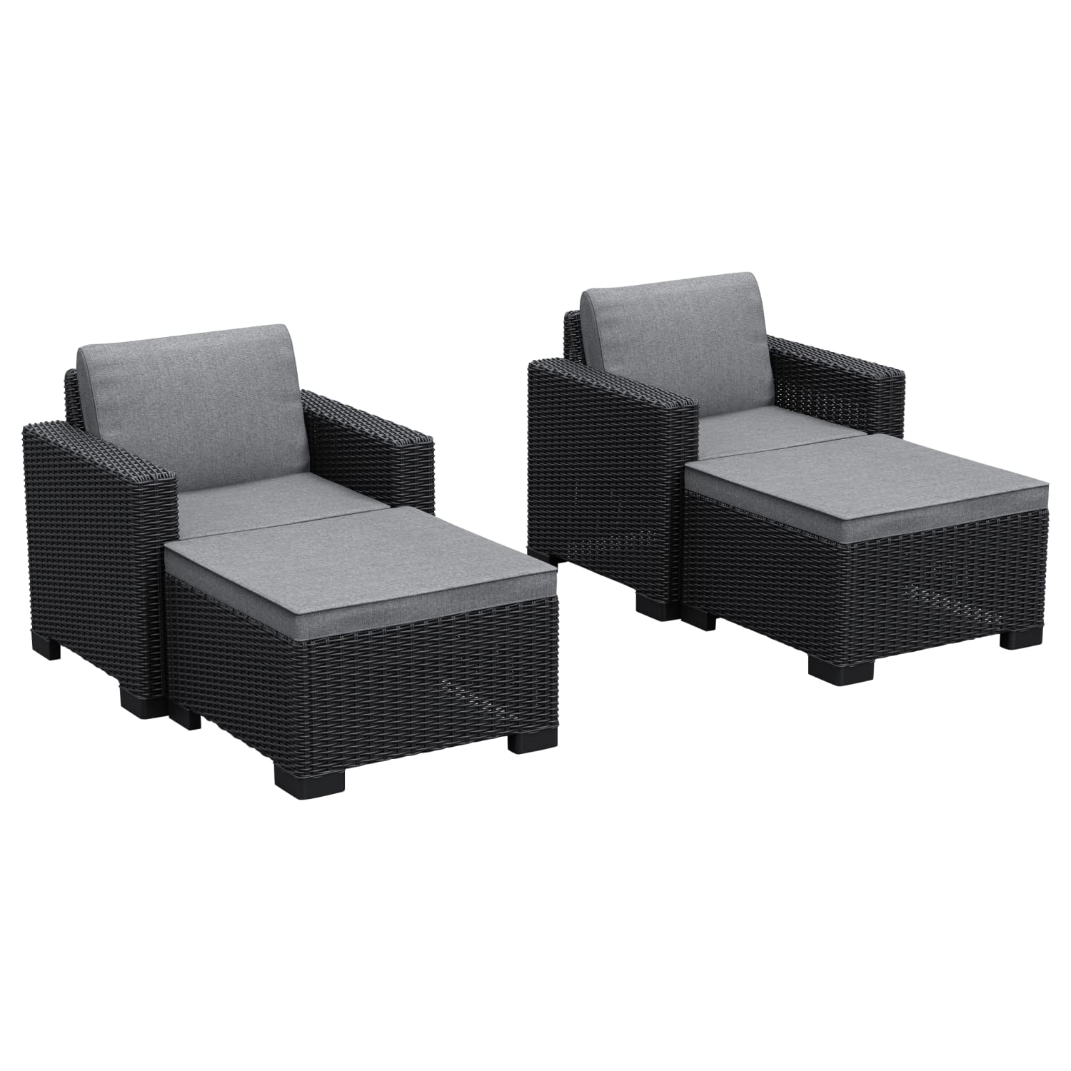 Keter allibert california clearance 2 seater sofa
