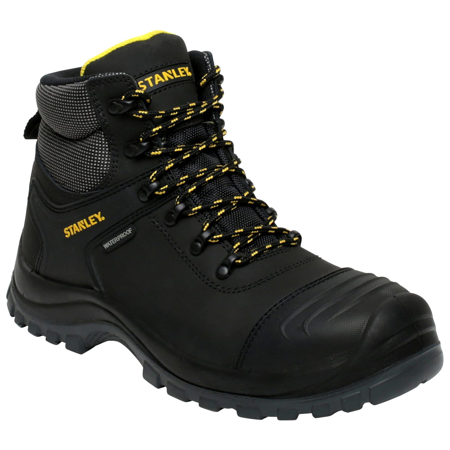 Men Stanley Leather Safety Work Boots Steel Toe Waterproof