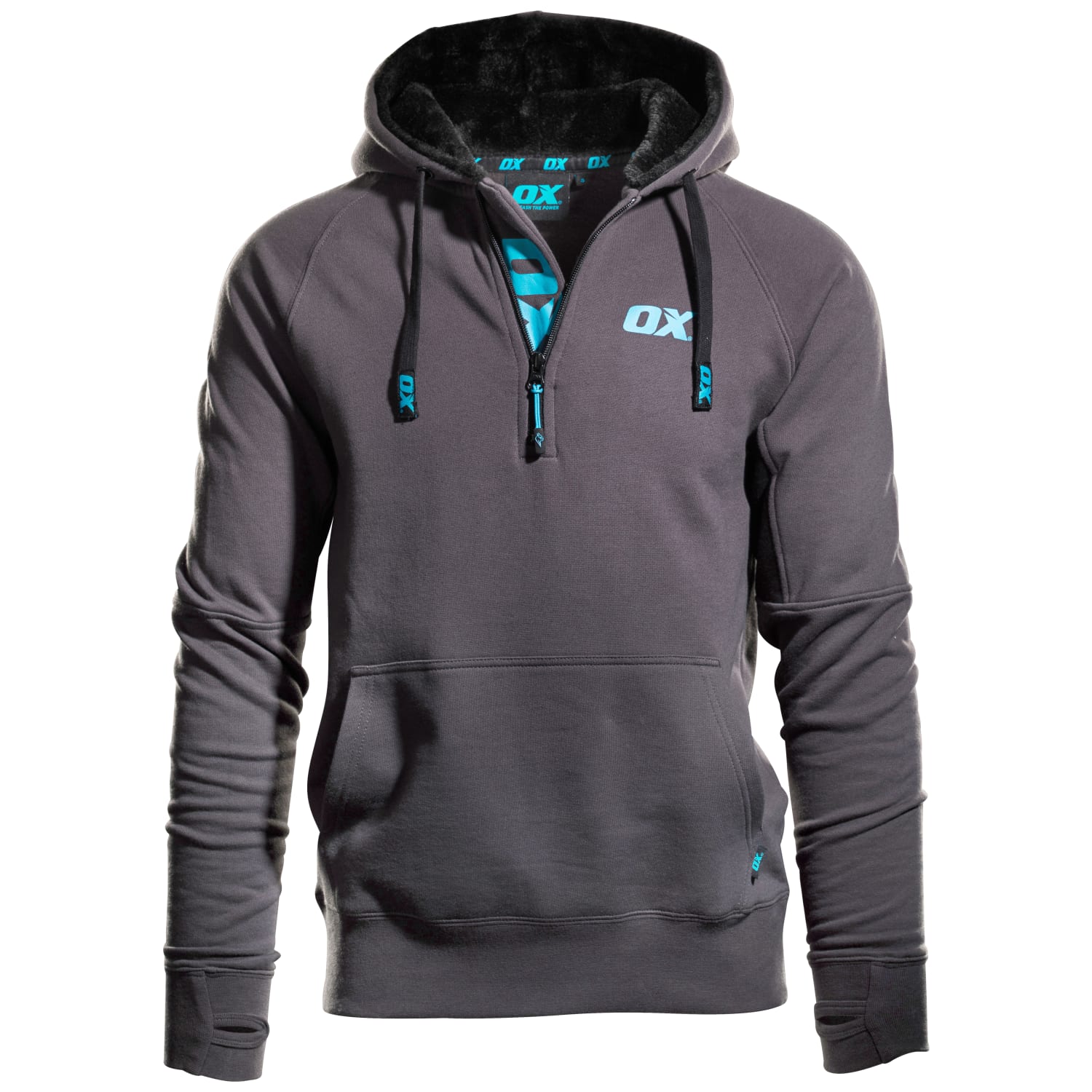 OX Tools Black Grey Hoodie