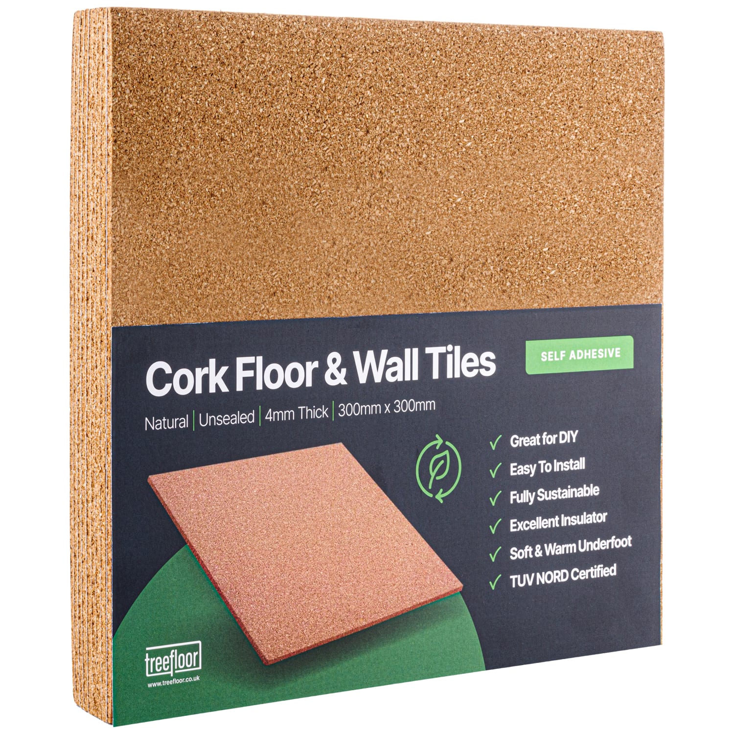 Natural Cork Notice Board Wall Tiles