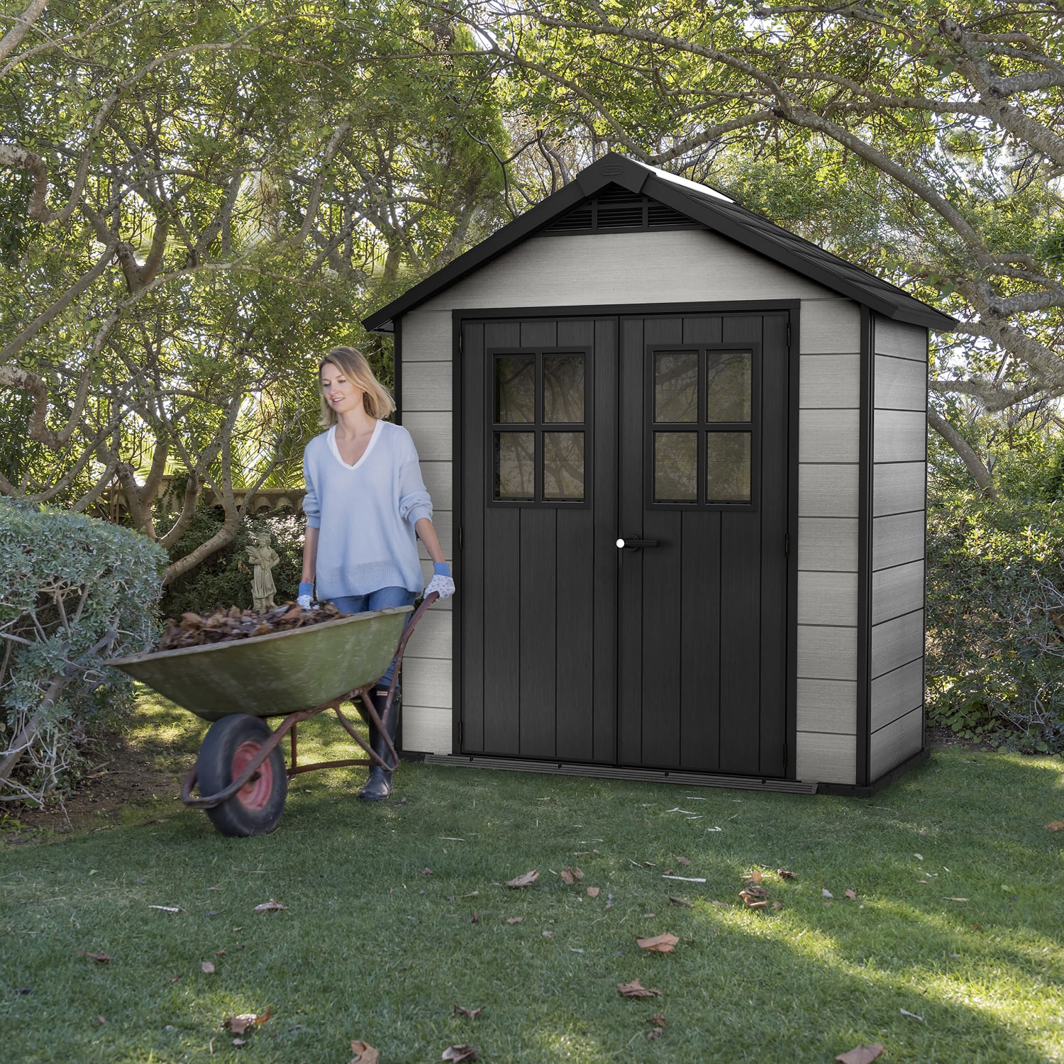 Plastic 2024 garden storage