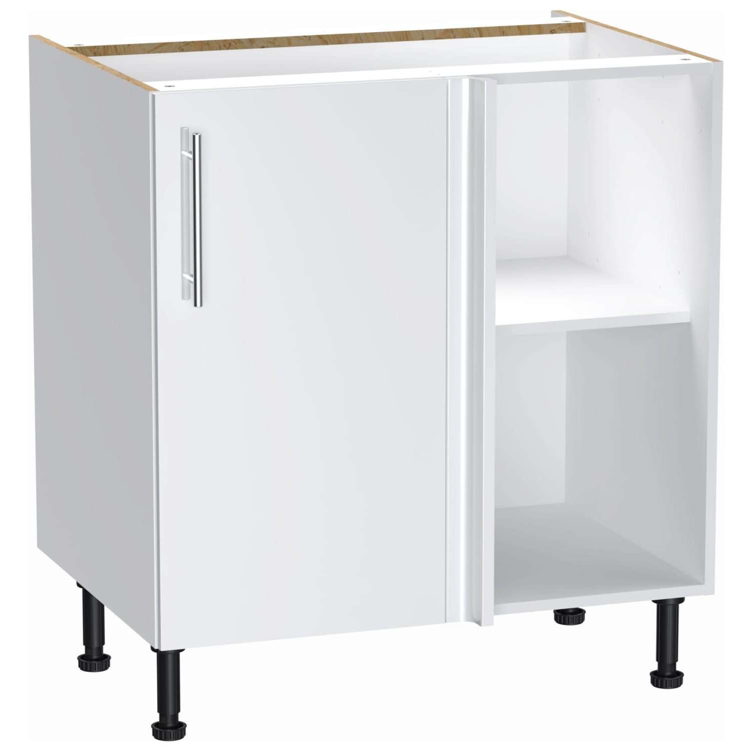 800mm l shaped corner base unit top