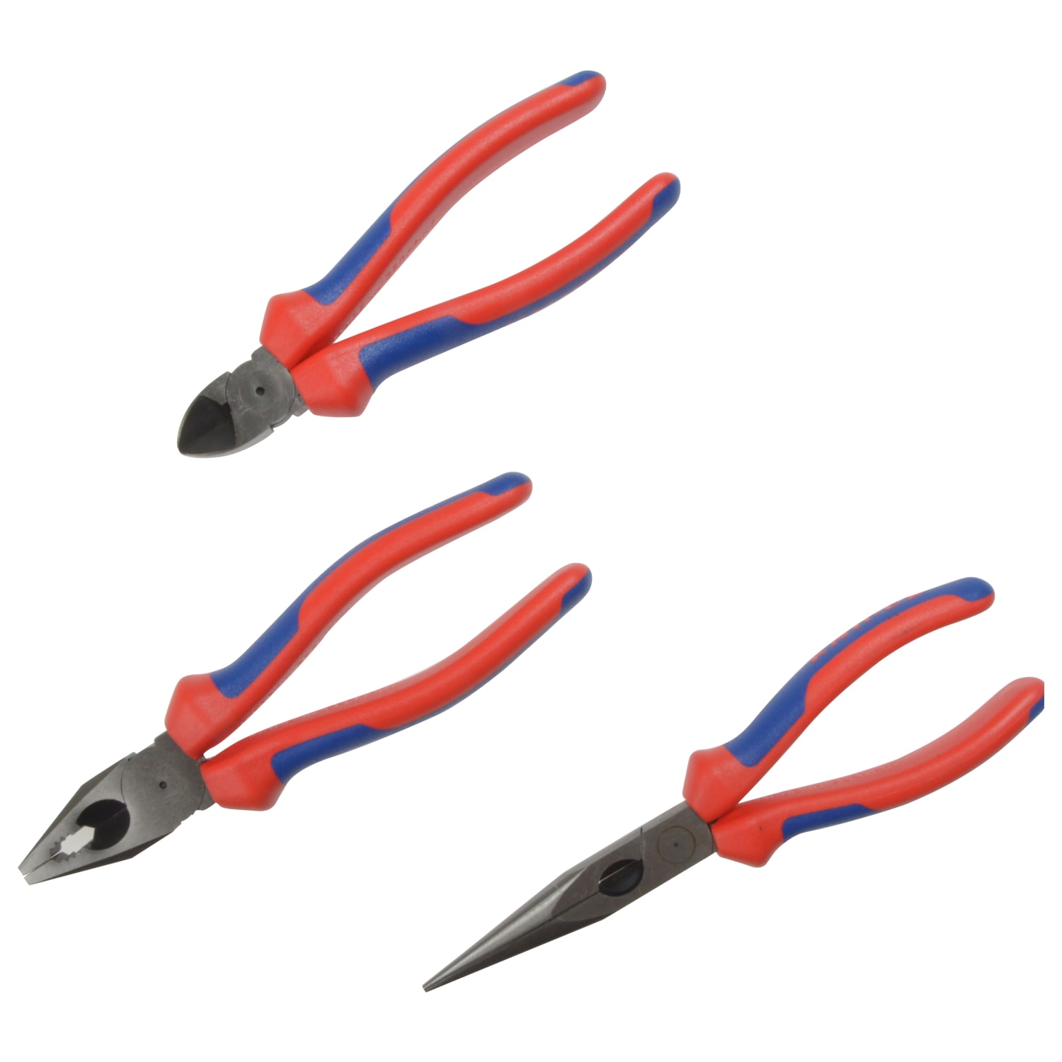 Knipex KPX002011 3 Piece Assembly Pack Pliers Set Wickes