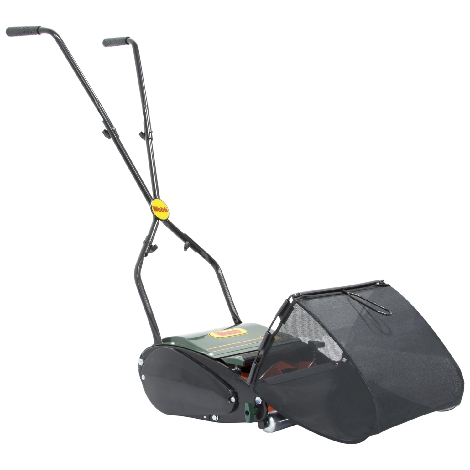 Hand push clearance cylinder lawnmower