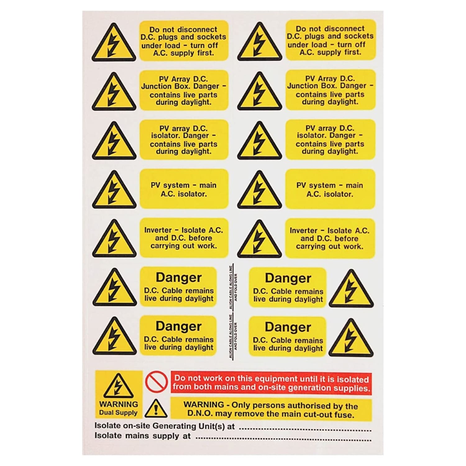 Industrial signs discount