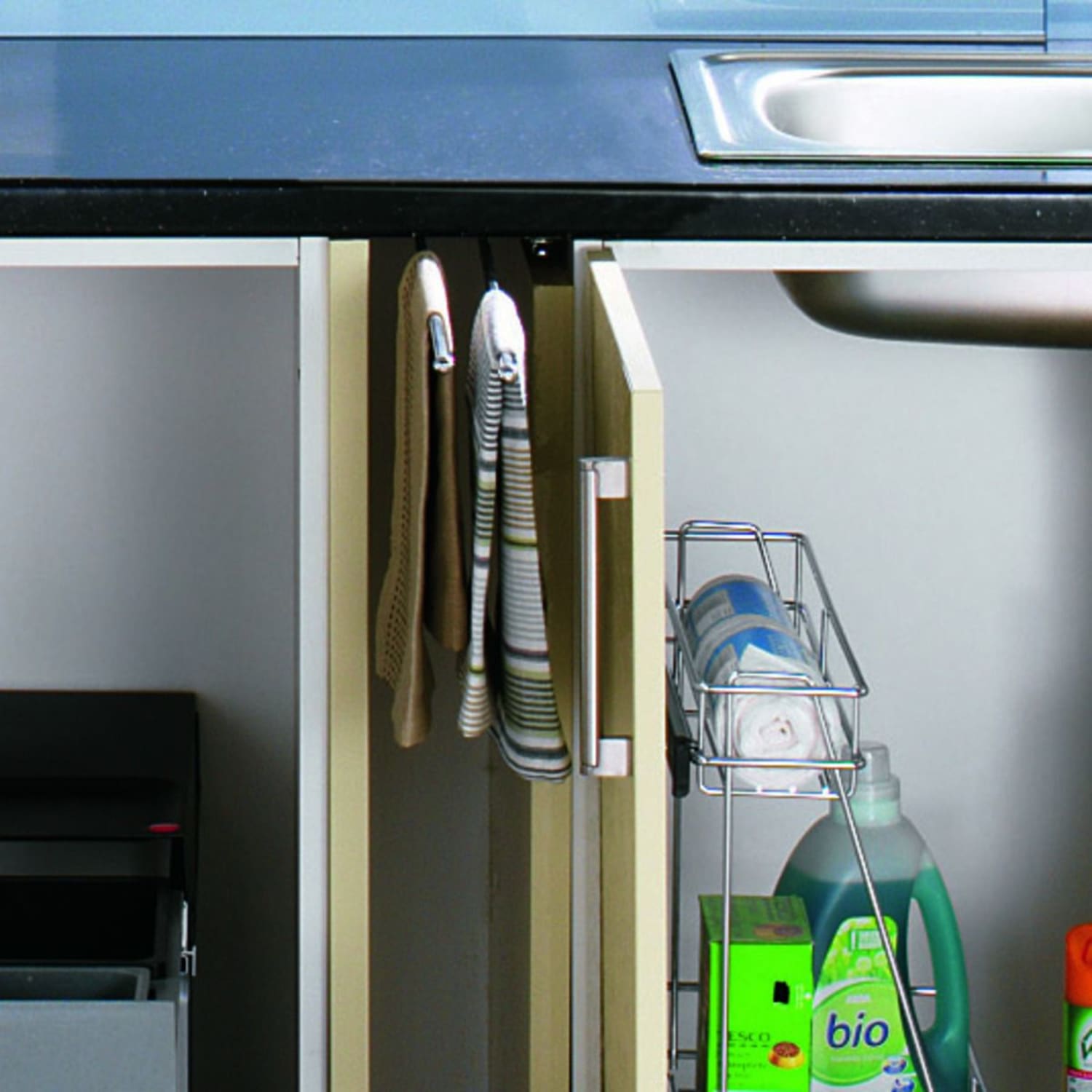 Chrome tea towel rail best sale