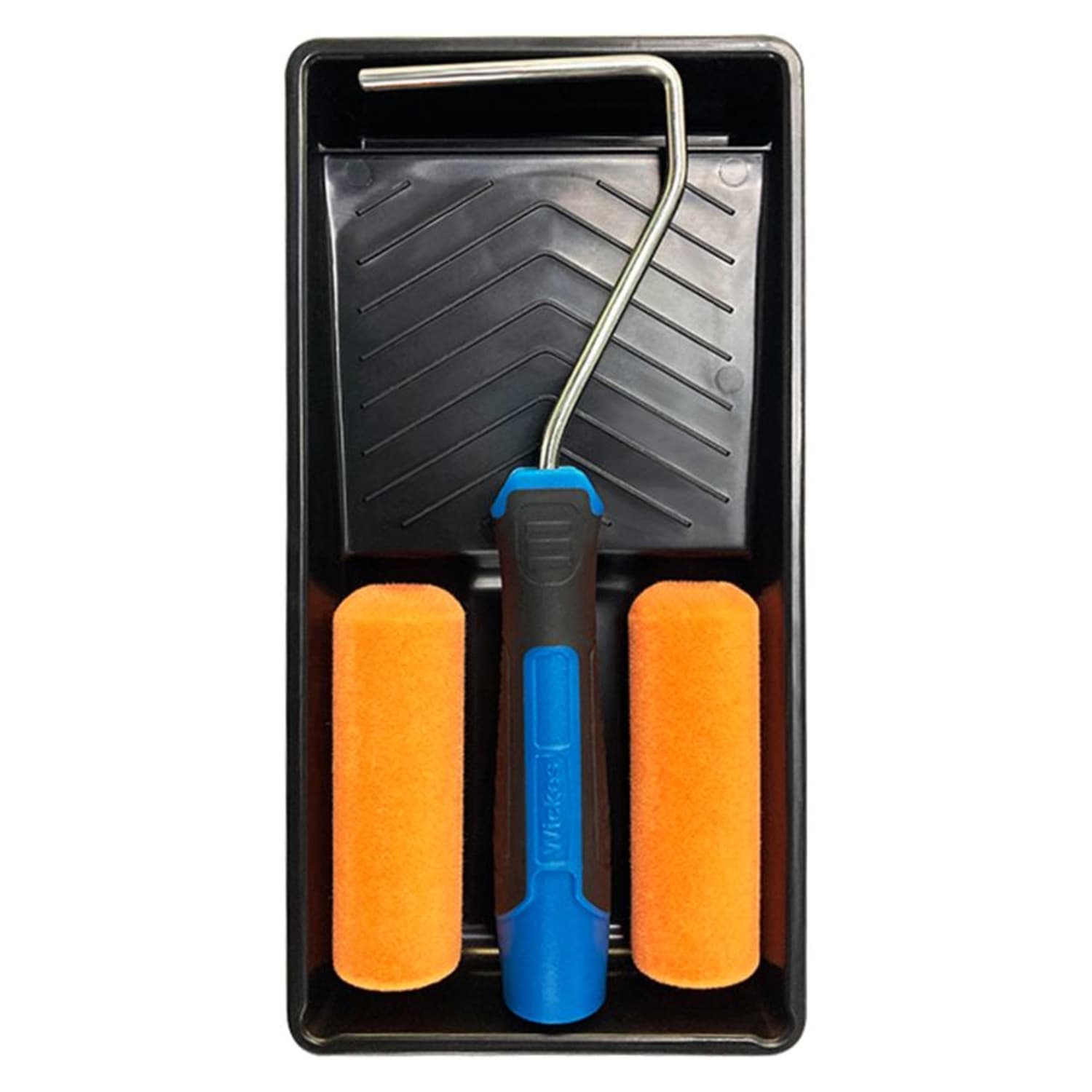 Smooth finish paint roller top