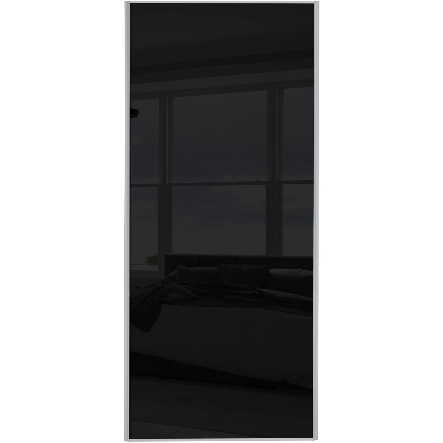 Single door 2024 black wardrobe