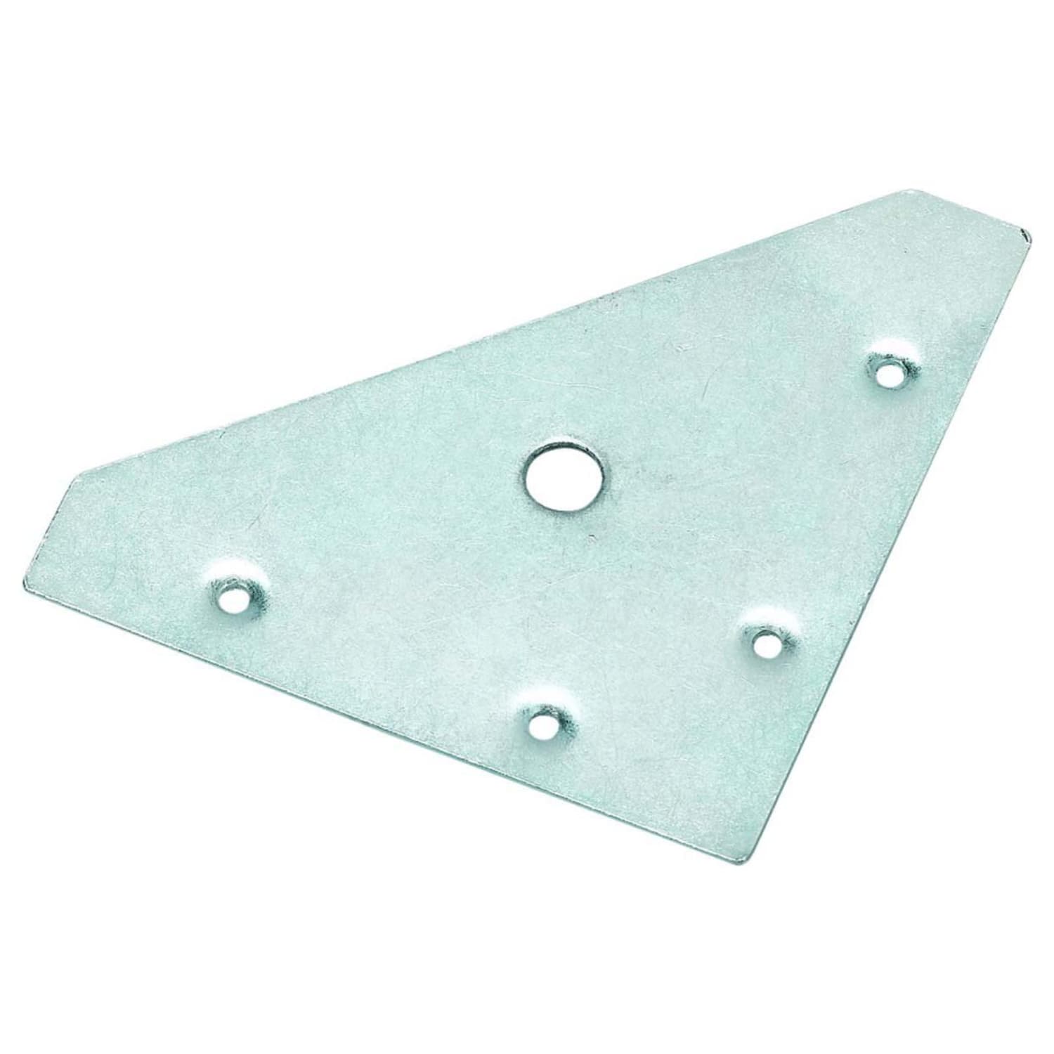 Wickes 83mm Zinc Plated Corner Bracket Pack 4 Wickes