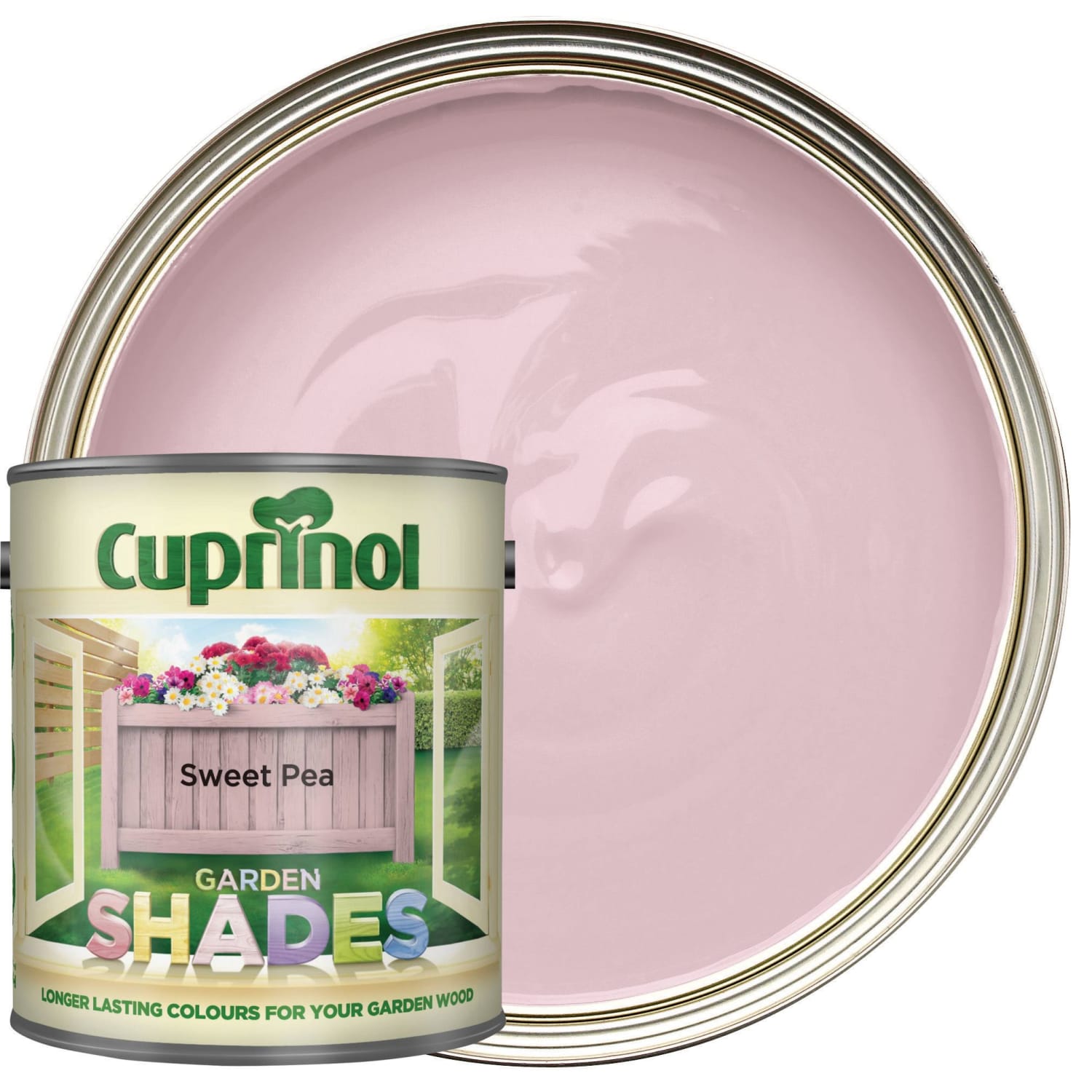 Cuprinol Garden Shades Matt Wood Treatment Sweet Pea 1L