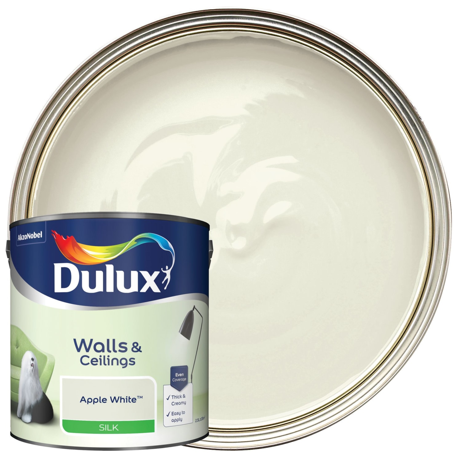 Off white silk paint clearance