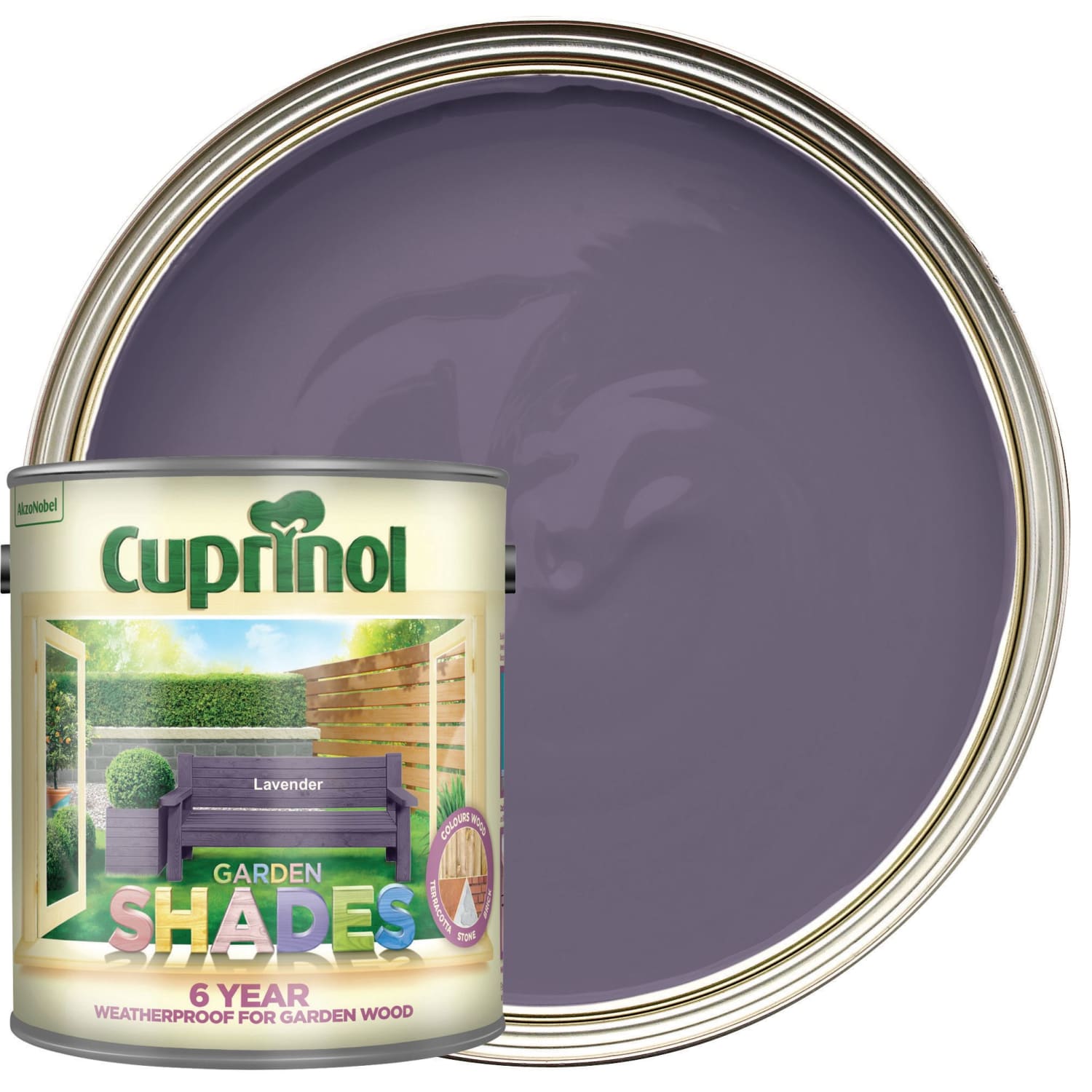 Cuprinol Garden Shades Matt Wood Treatment Lavender 2.5L