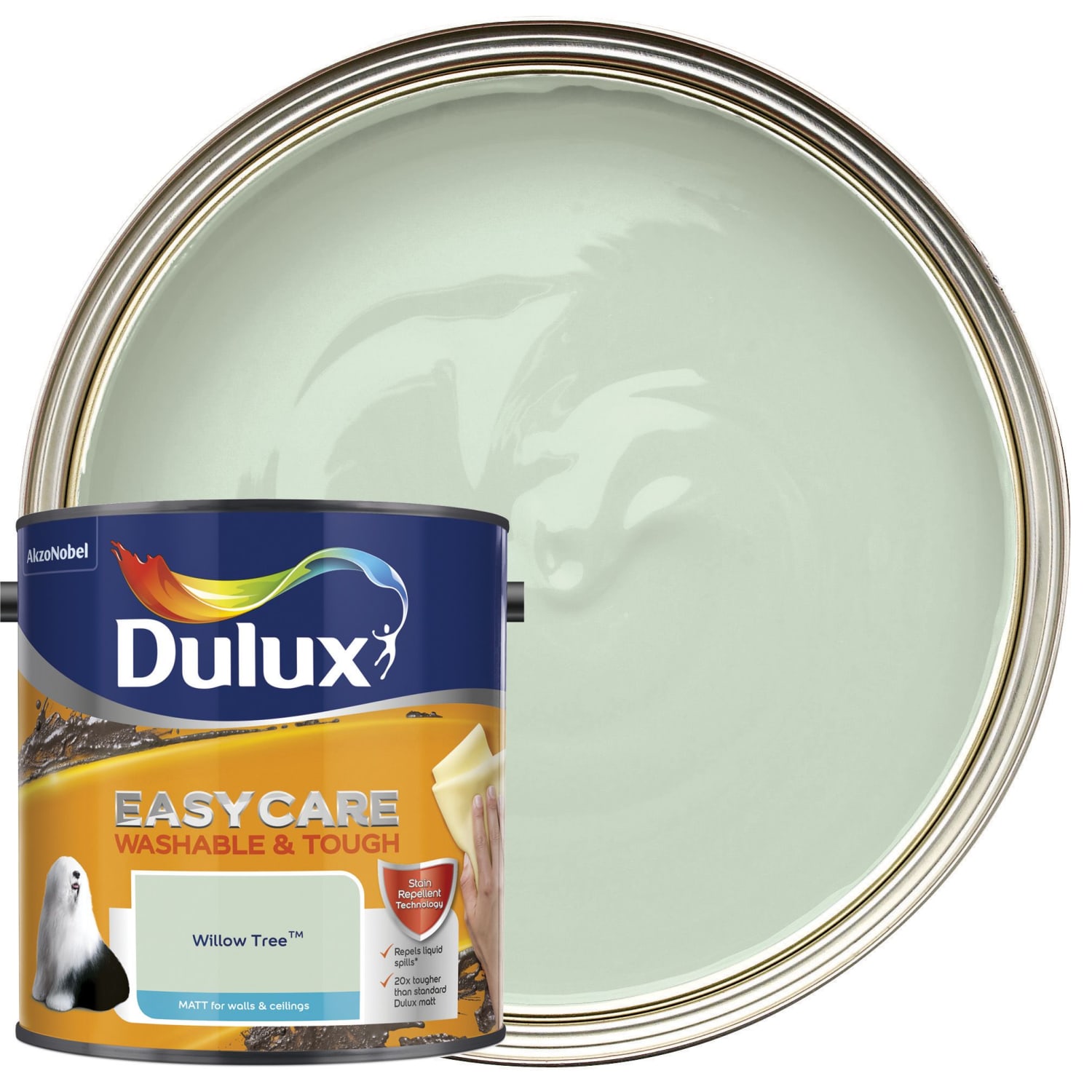 Dulux Easycare Washable Tough Matt Emulsion Paint Willow Tree