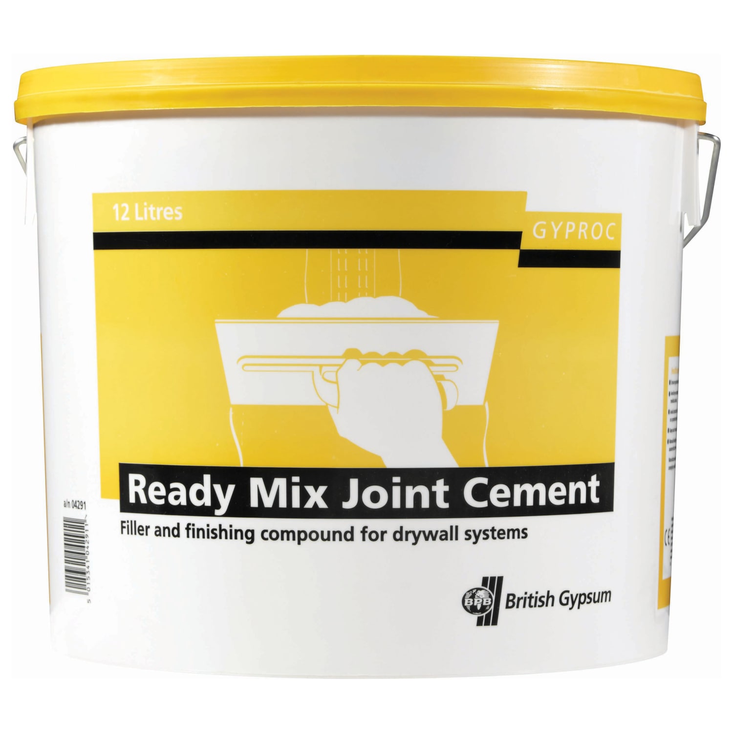 British Gypsum Gyproc Ready Mixed Joint Cement 12L