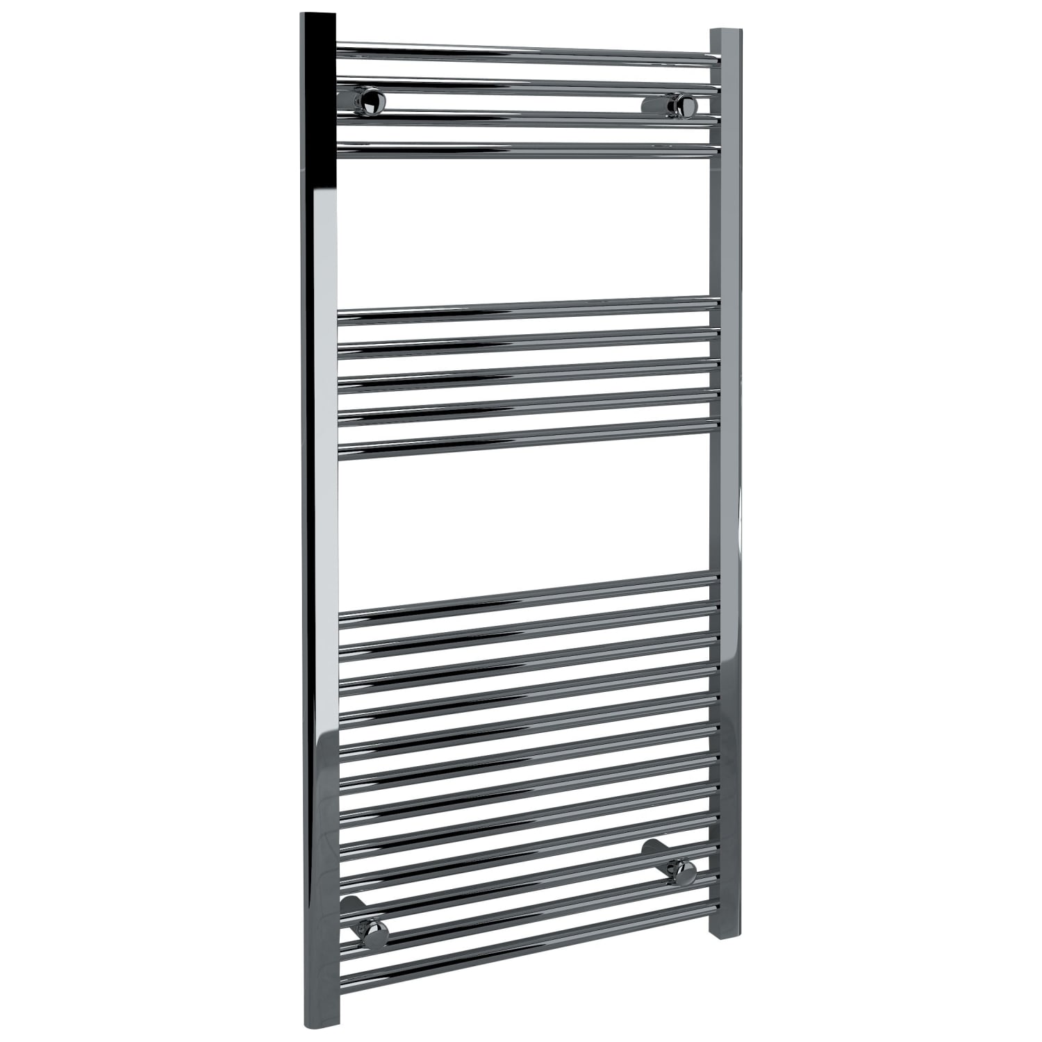 Kudox Straight Towel Radiator - Chrome 600 x 1200 mm | Wickes.co.uk