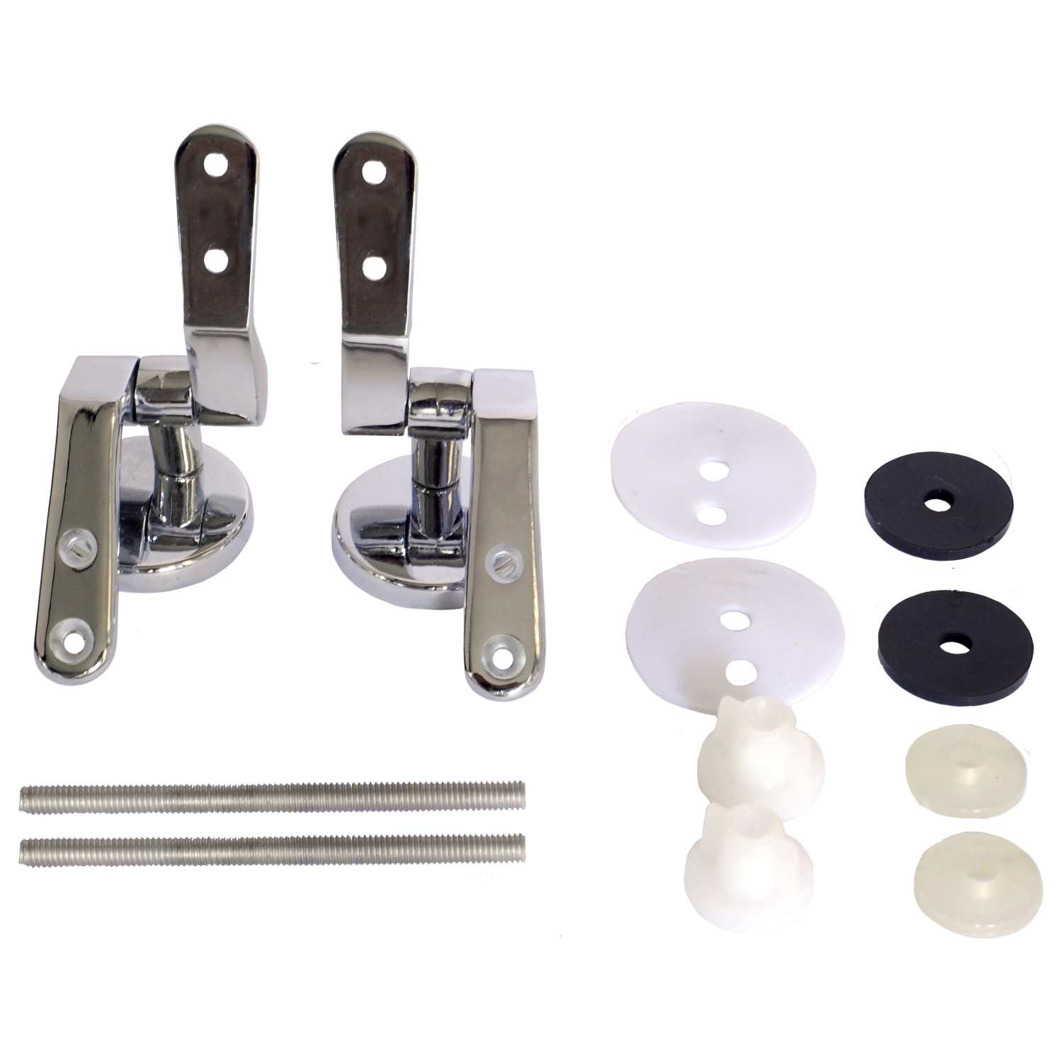 Euroflo By Fluidmaster Chrome Toilet Seat Hinges Wickes