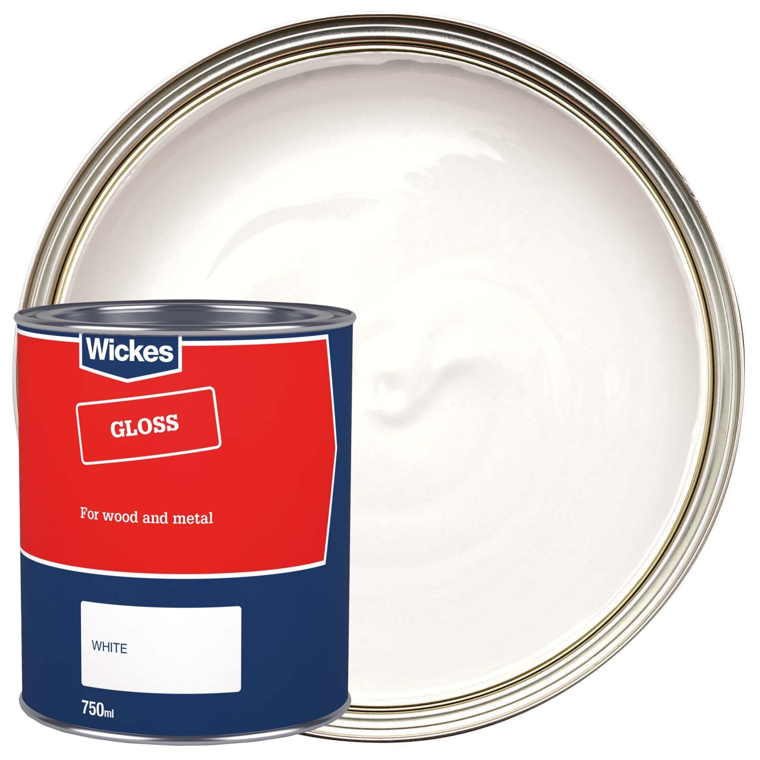 Gloss white paint for wood store