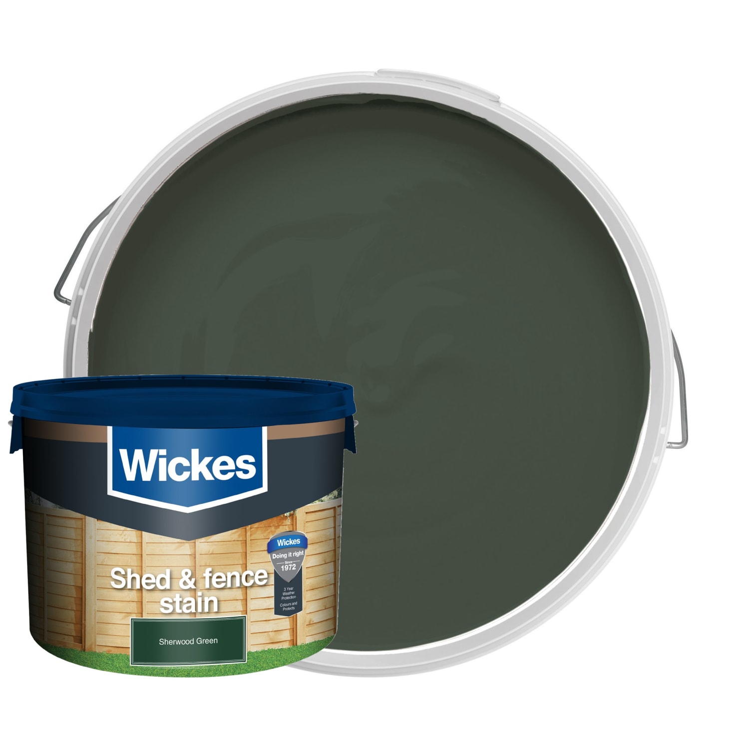 Wickes Shed Fence Timbercare Sherwood Green 9L Wickes