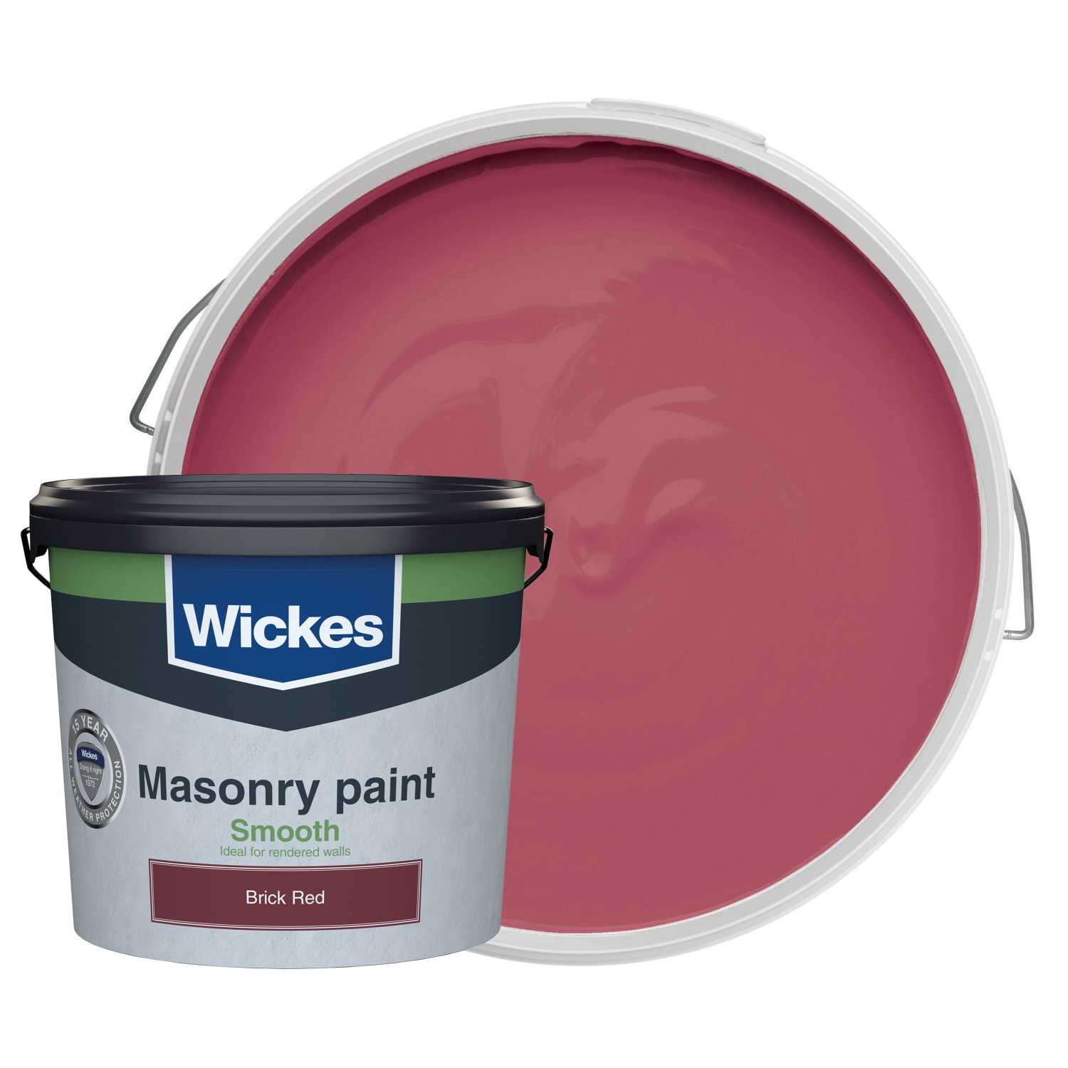 Brick store colored paint