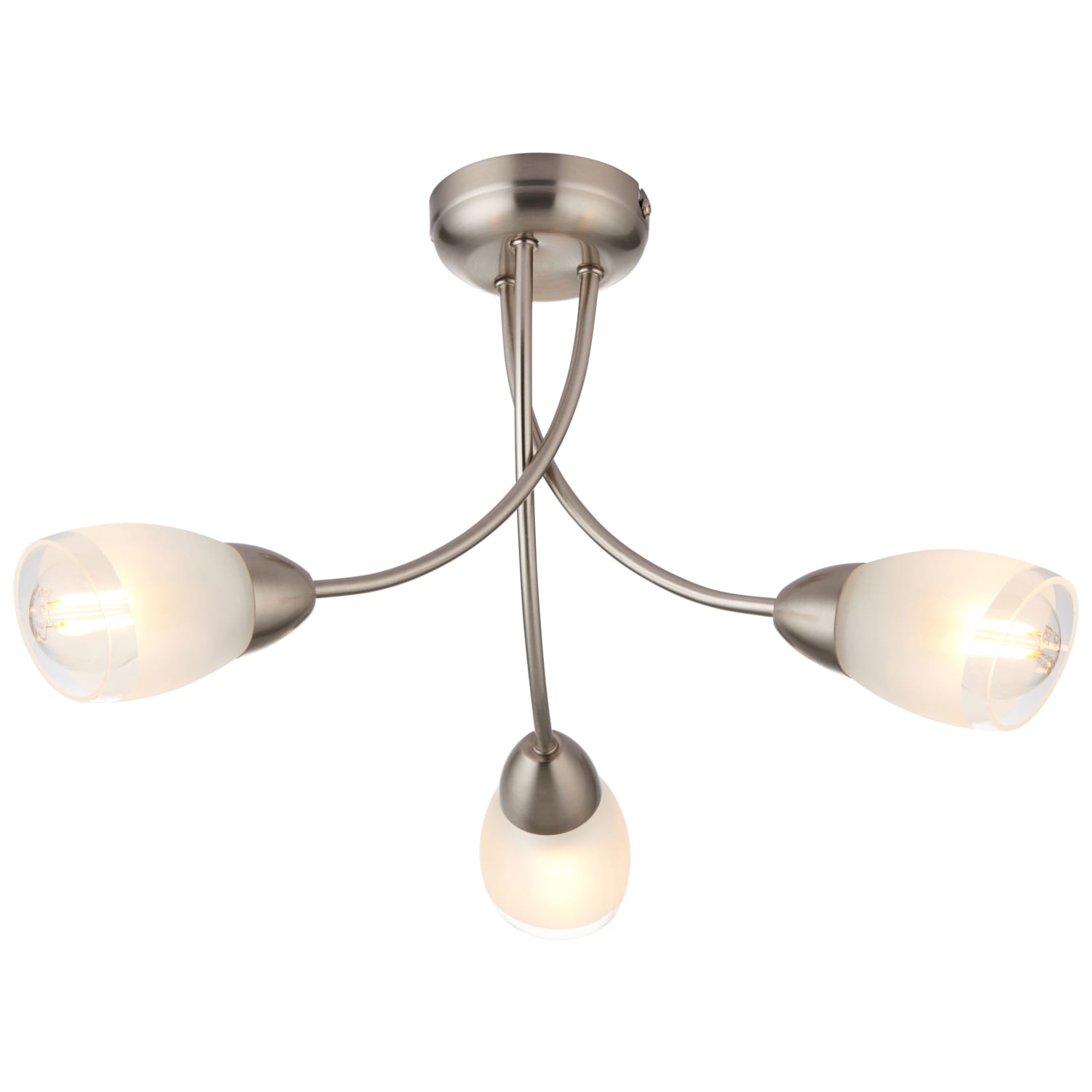 Brushed chrome pendant clearance ceiling lights