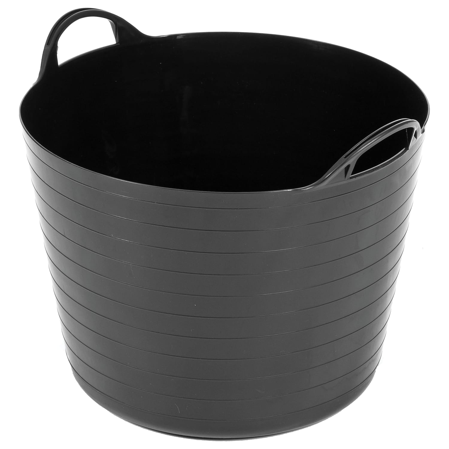 40L Flexible Tub Bucket with Carry Handles Home Garden Storage