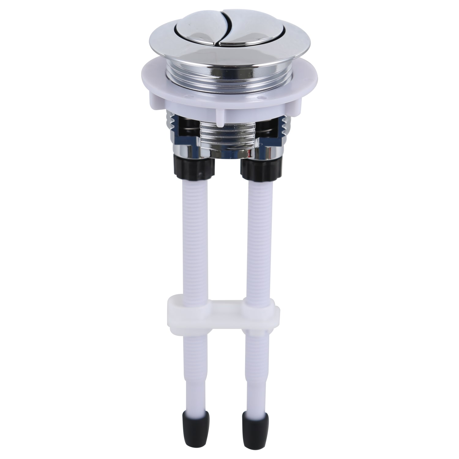 Dual Flush Toilet Kit Plastic Adjustable Top Push Button Toilet Tank Button  Replacement for Most Dual Flush Toilet with 38mm Hole in the Cistern Lid