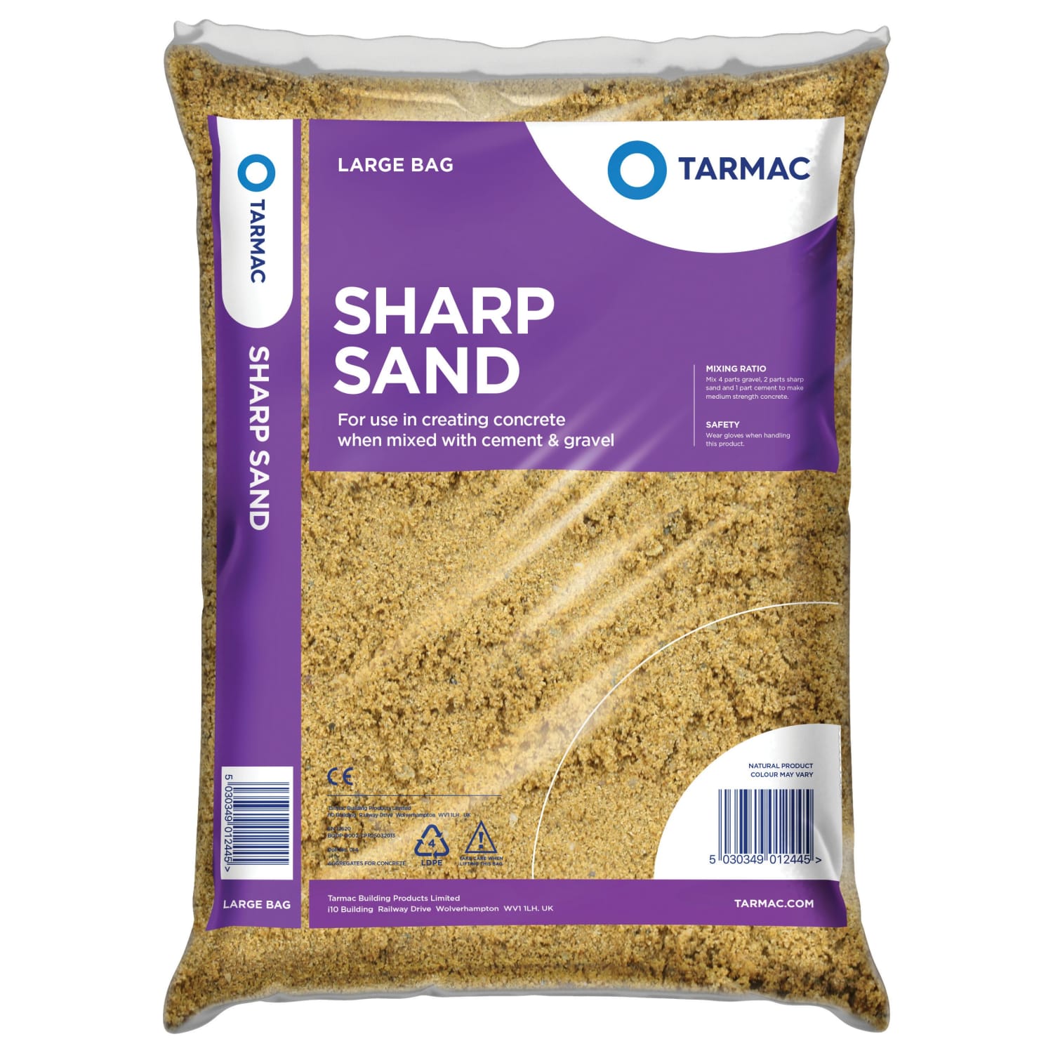 Laying slabs on sharp sand store