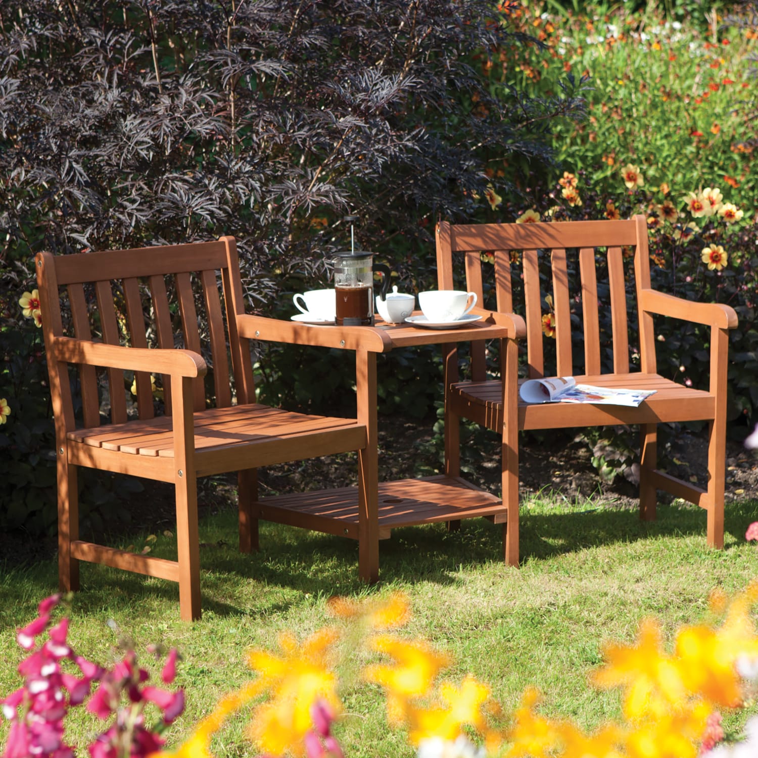 Hardwood companion seat clearance
