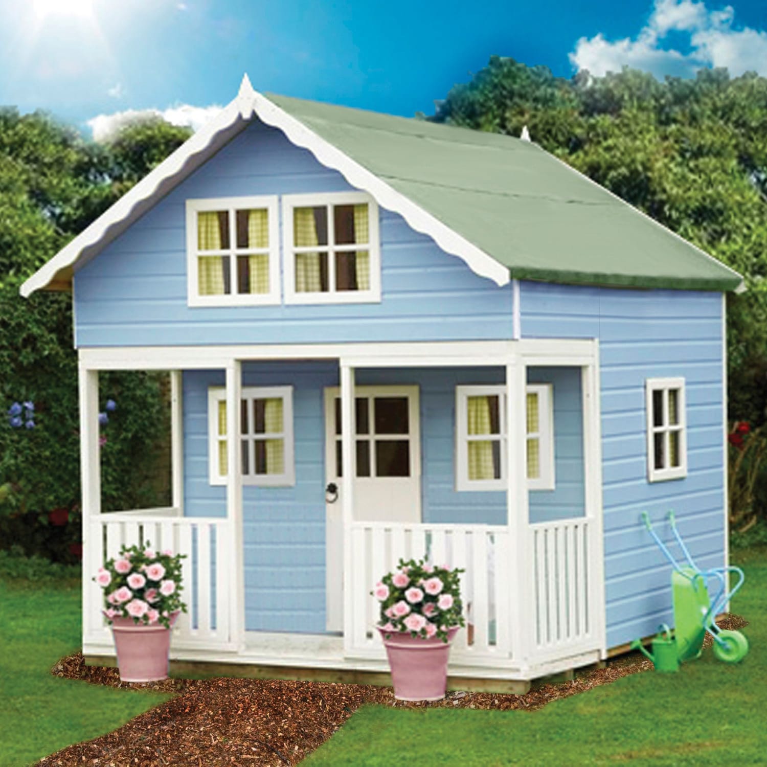 Wooden playhouse cheap