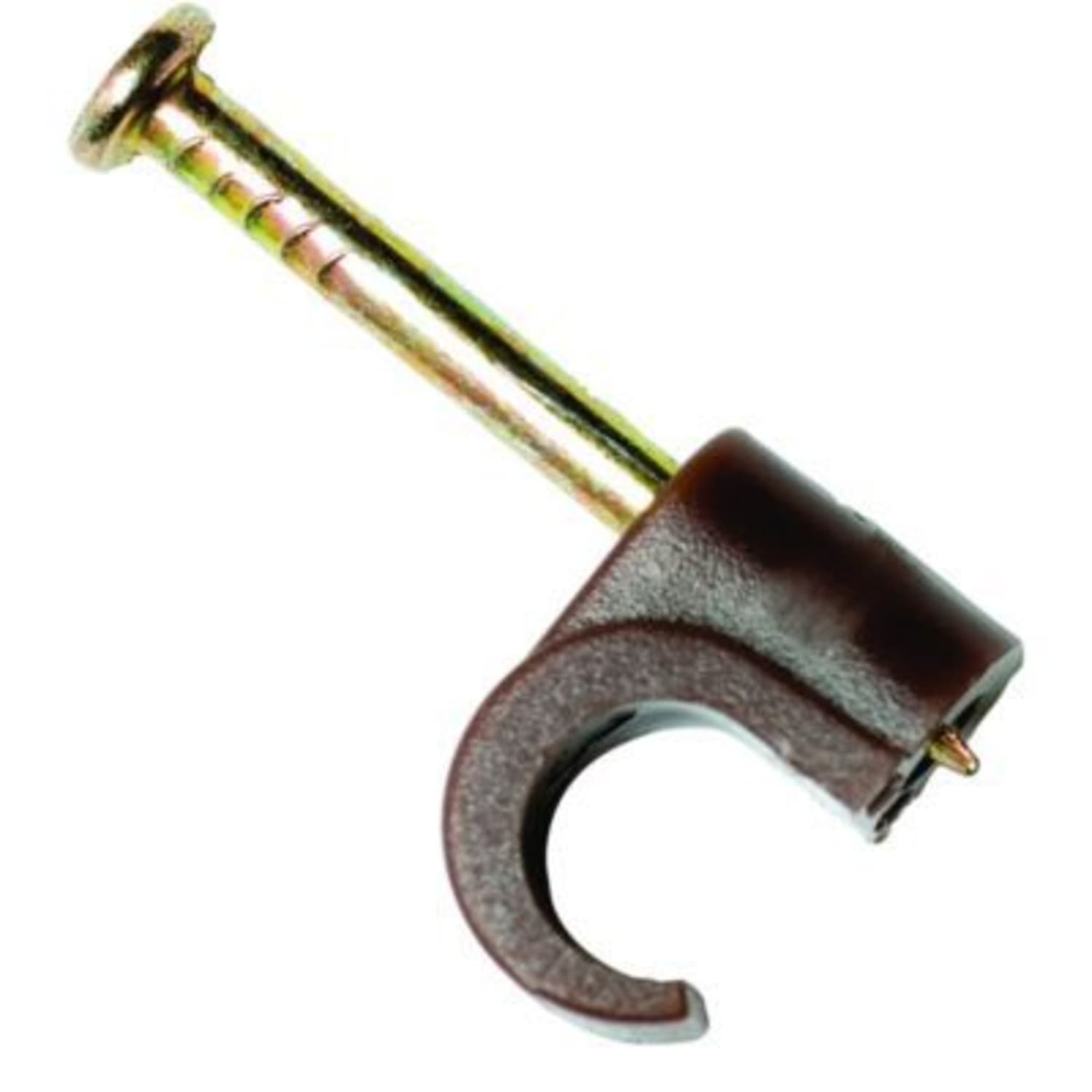 Brown cable clips clearance
