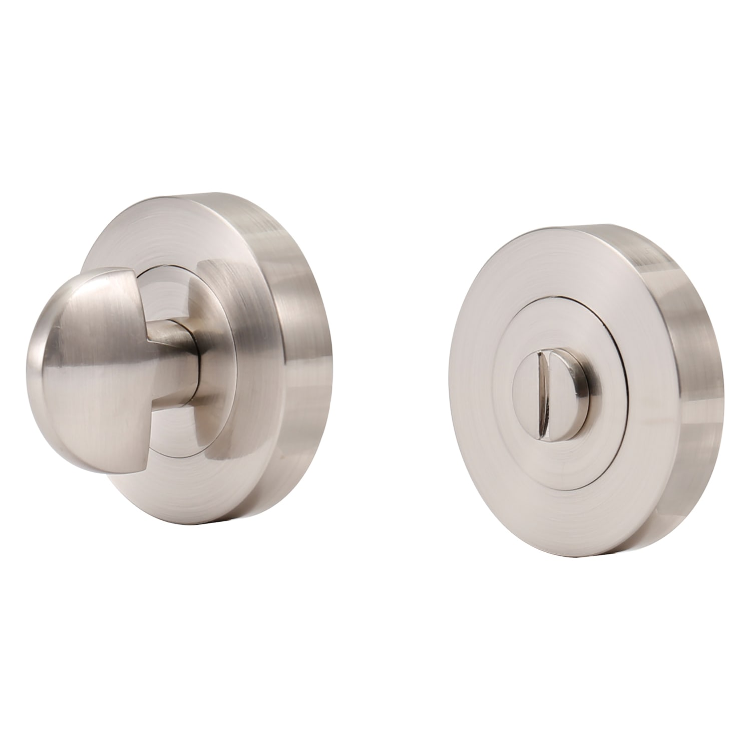 Wickes Satin Nickel Thumbturn & Release Lock - 51mm