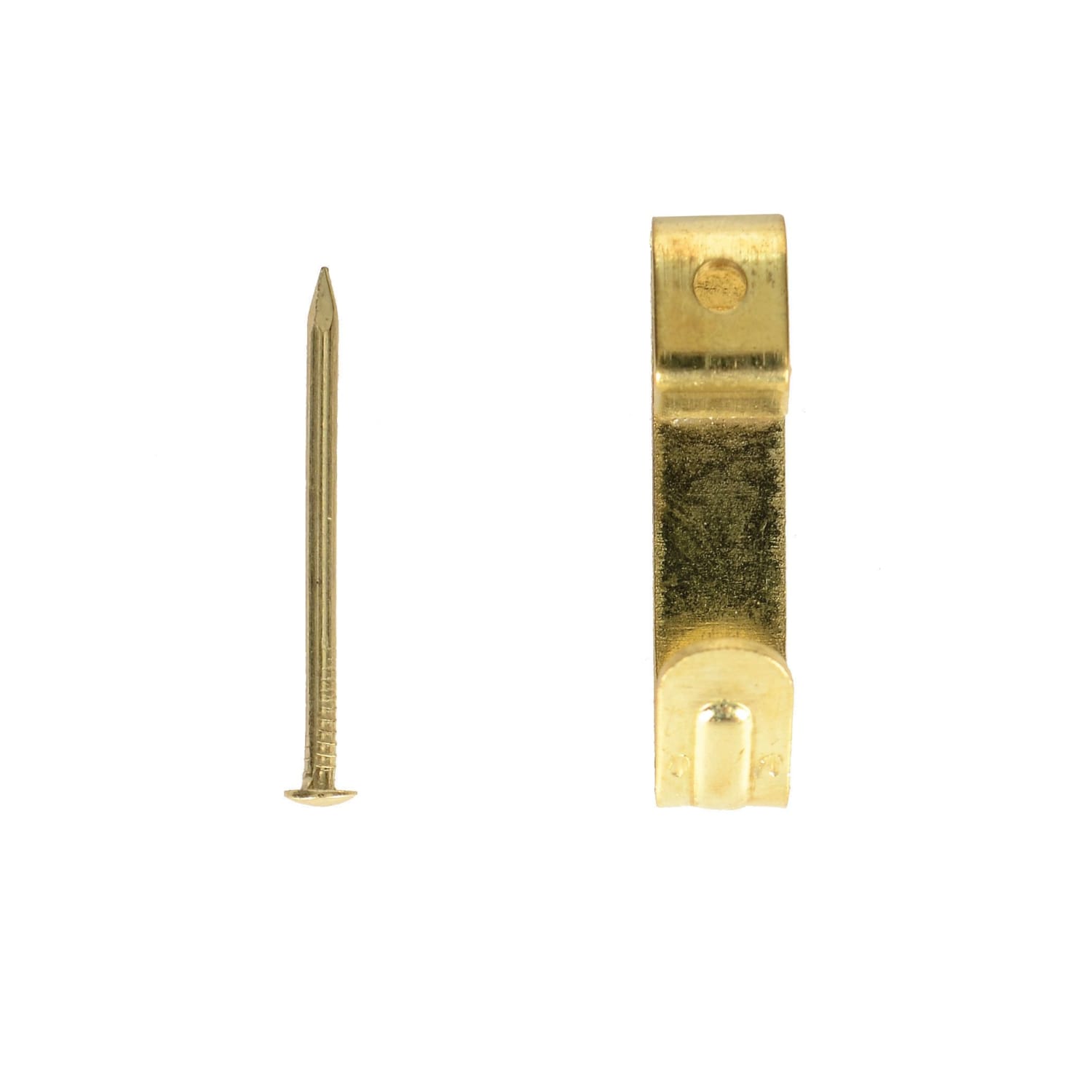 Brass-plated No. 2 Picture hook (W)6mm, Pack of 25