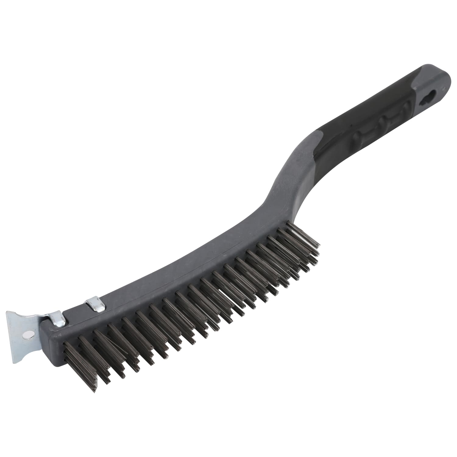 Allway Soft Grip Carbon Steel Wire Brush w/Scraper