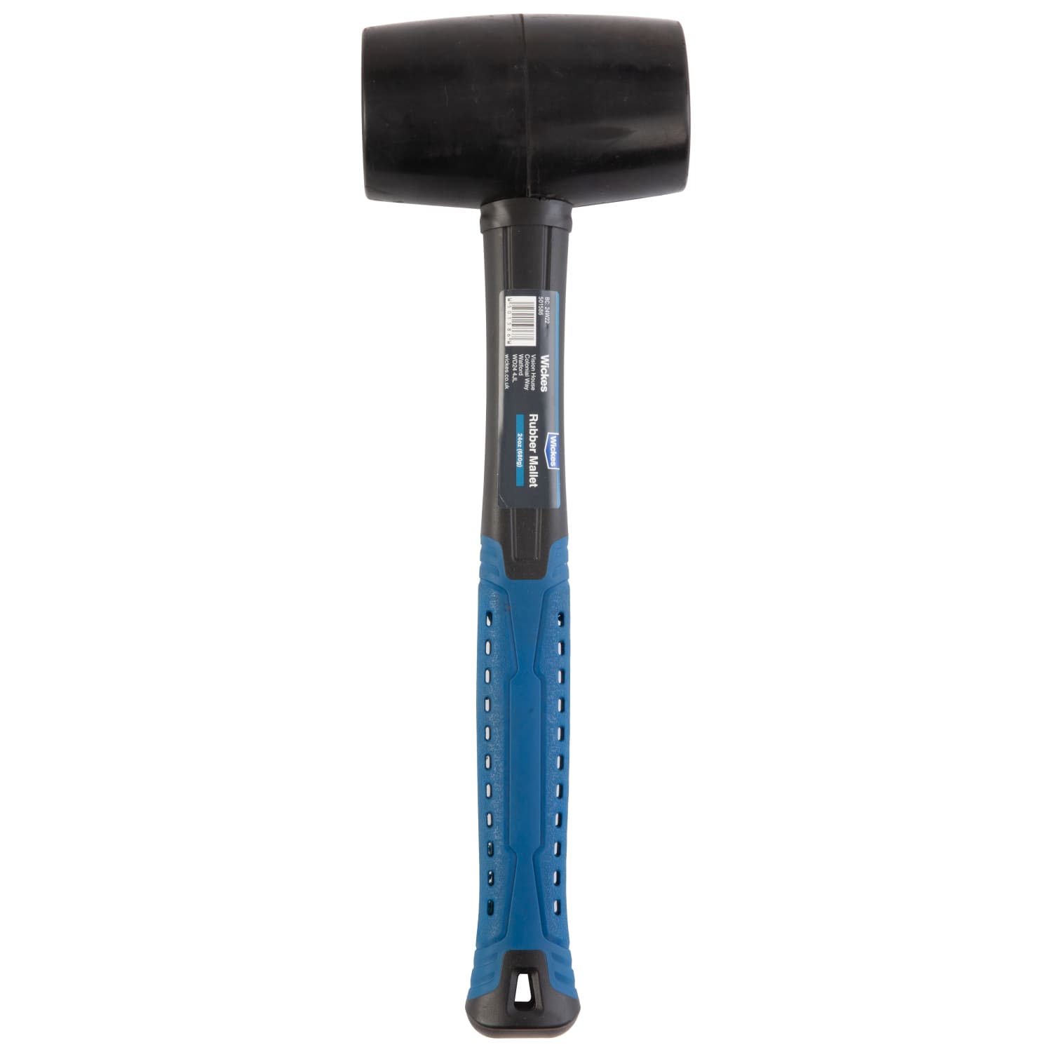 Wickes General Purpose Black Rubber Mallet 24oz Wickes