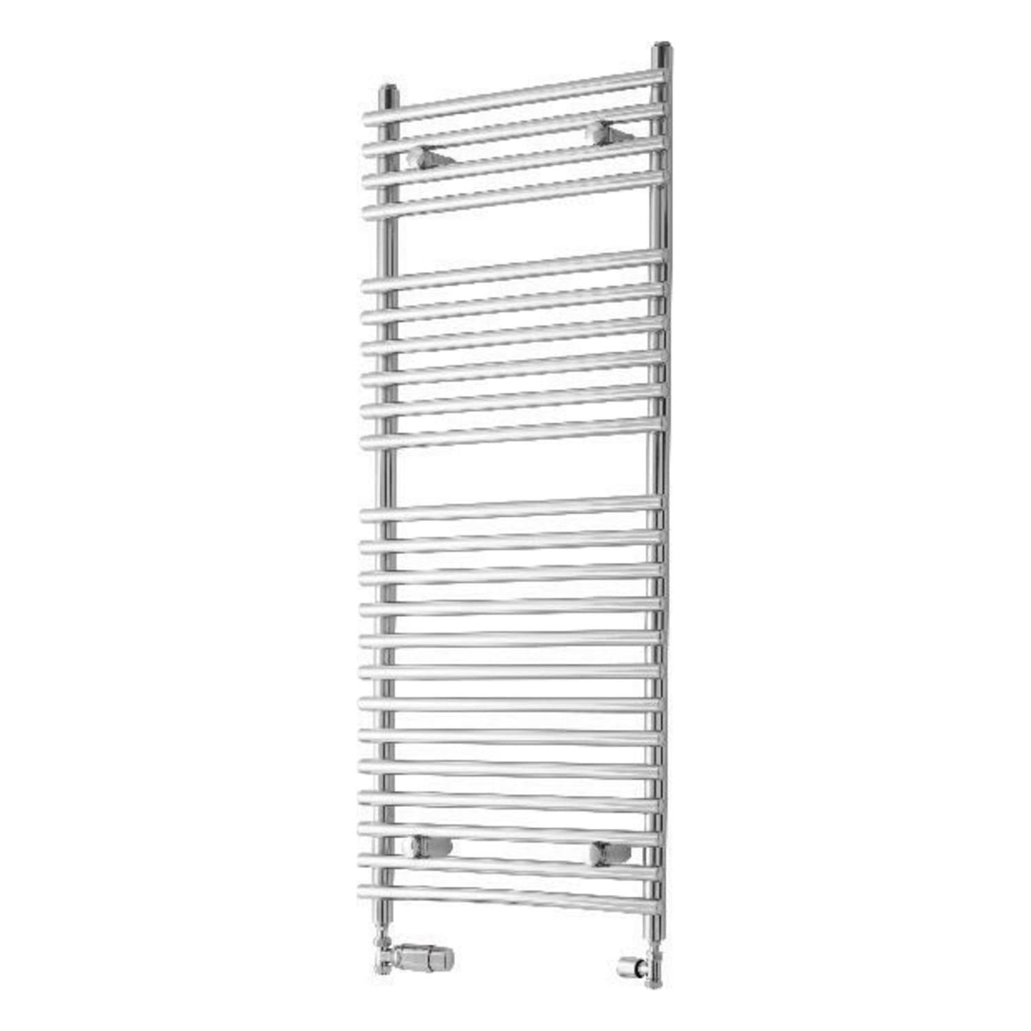 Towelrads Liquid Round Tube Chrome Heated Towel Rail Radiator - Various  Heights Available | Wickes.co.uk