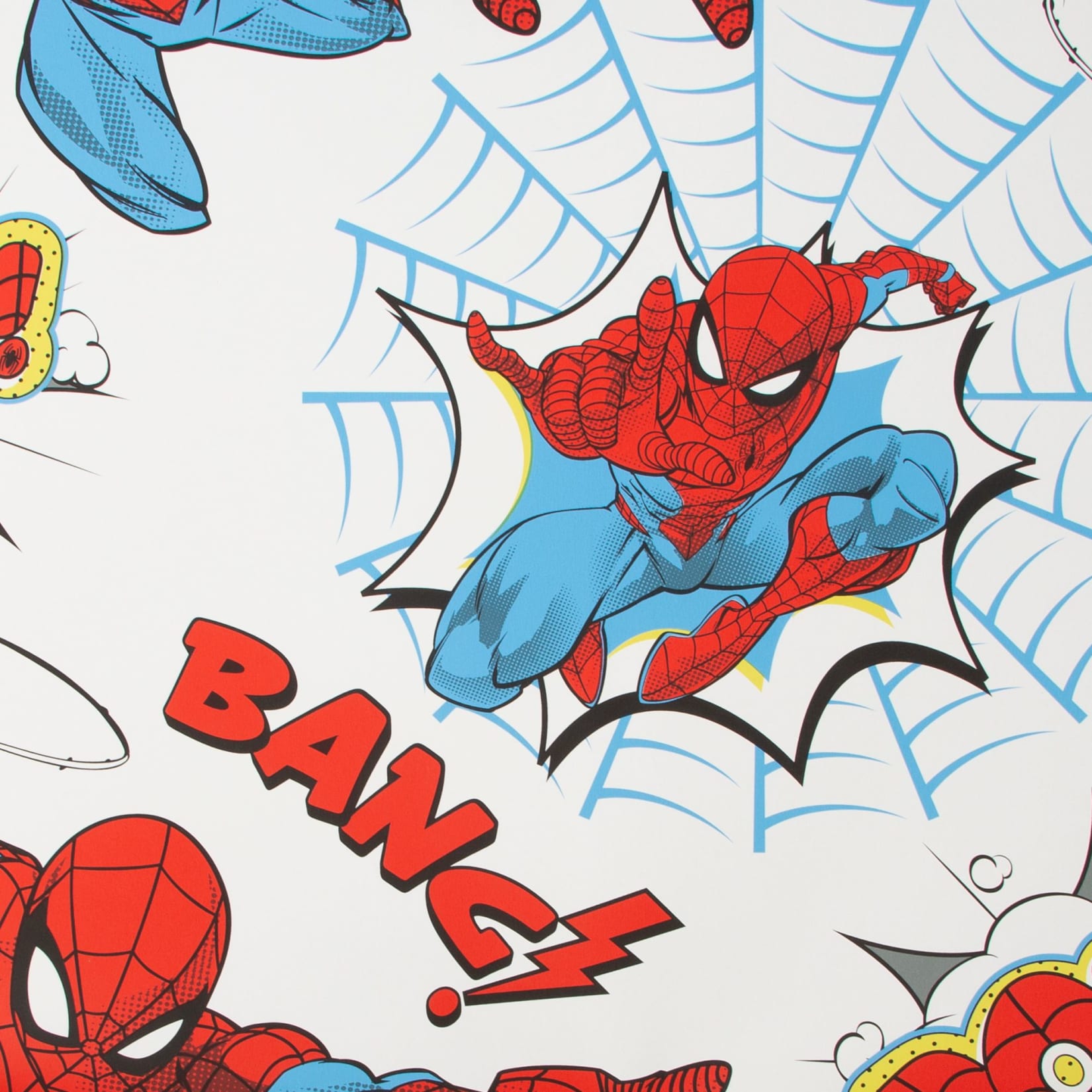 Marvel Spiderman Pow Red Wallpaper 10m Wickes Co Uk