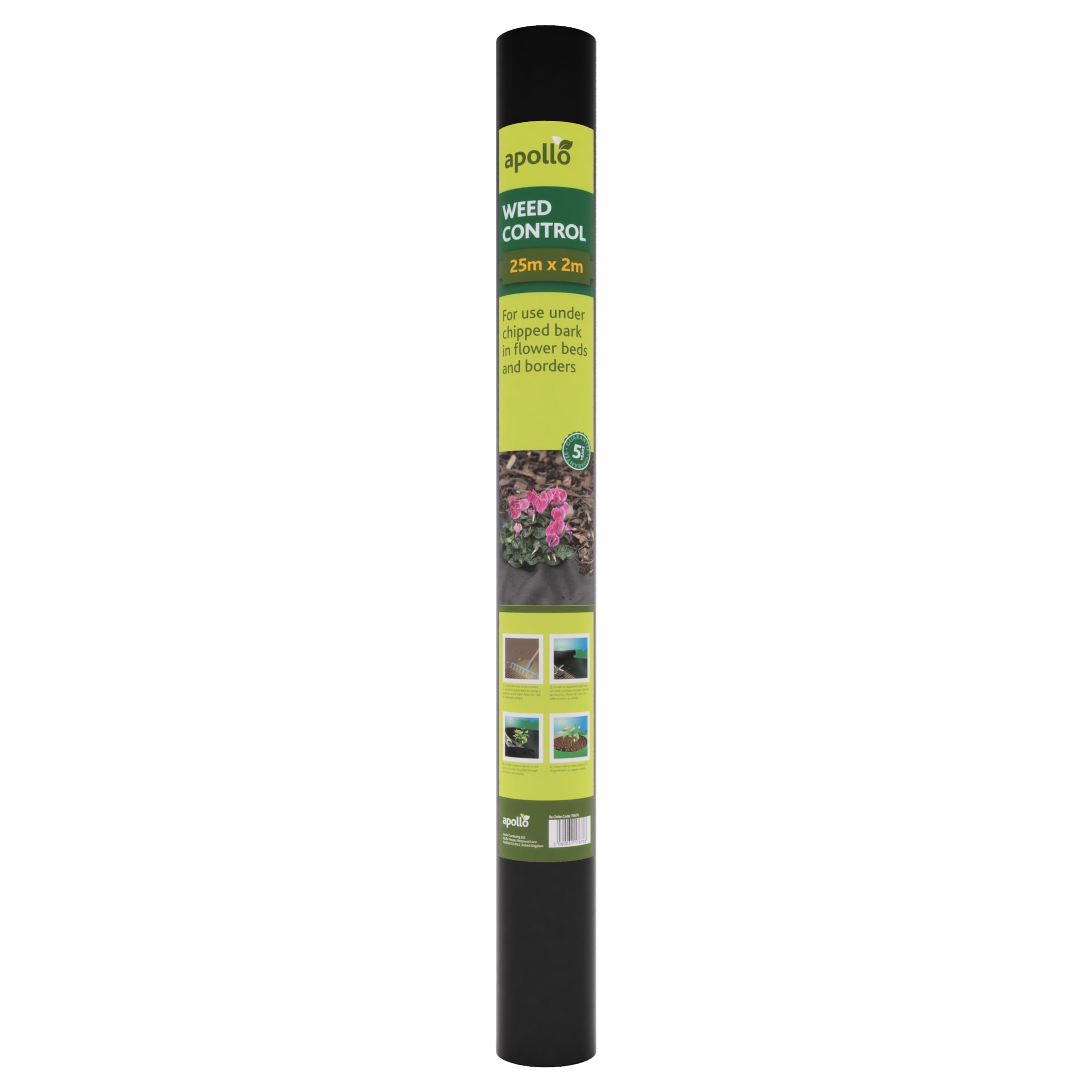 Weed Control Landscape Fabric - 25m X 2m Roll