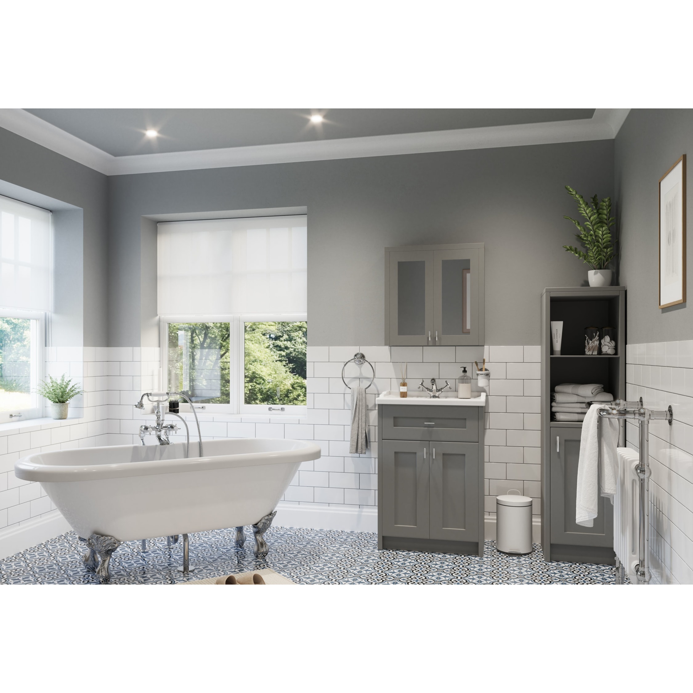 Wickes Cosmopolitan White Ceramic Wall Tile 200 x 100mm Wickes