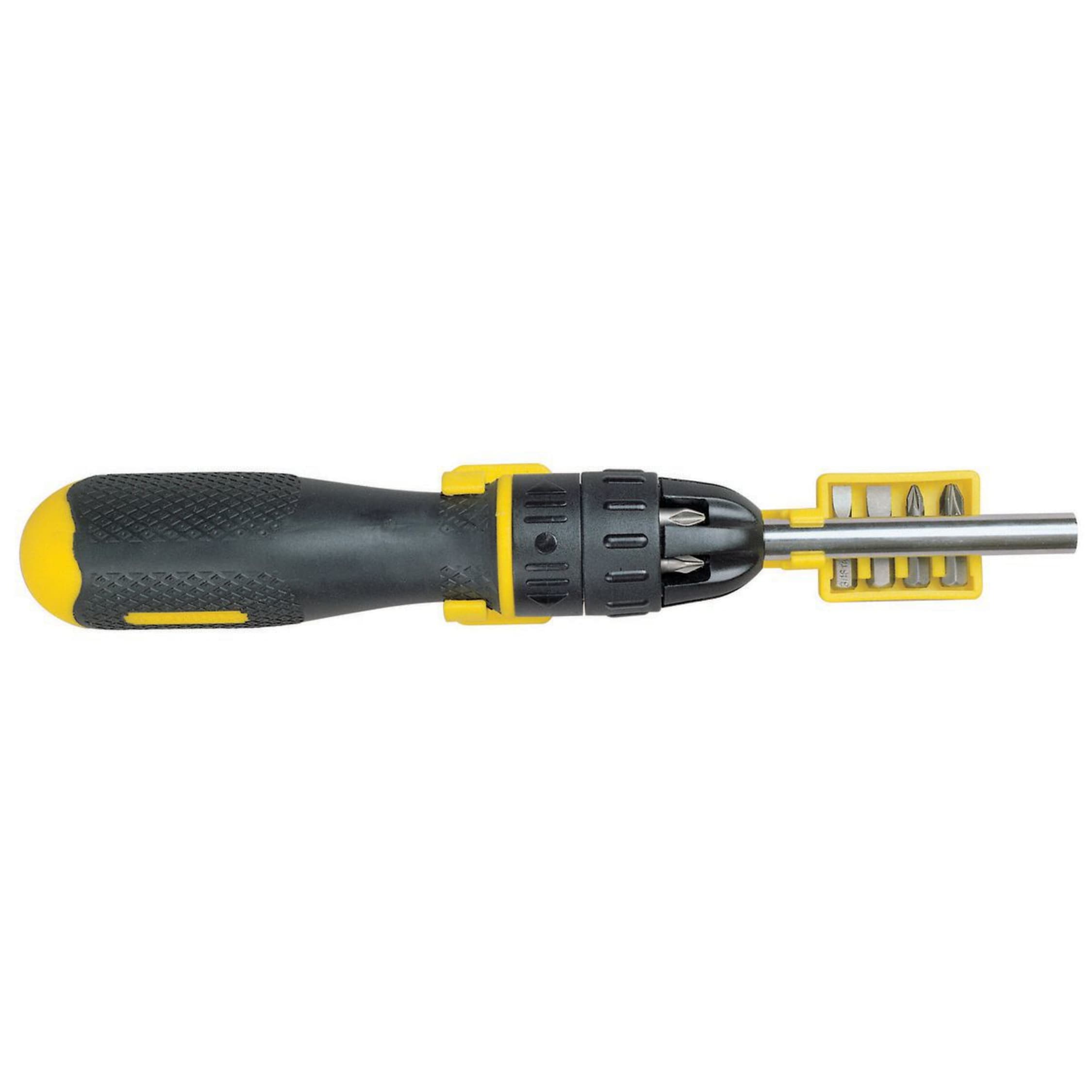 Stanley 68-010 Multibit Ratcheting Screwdriver with 10 Assorted Bits
