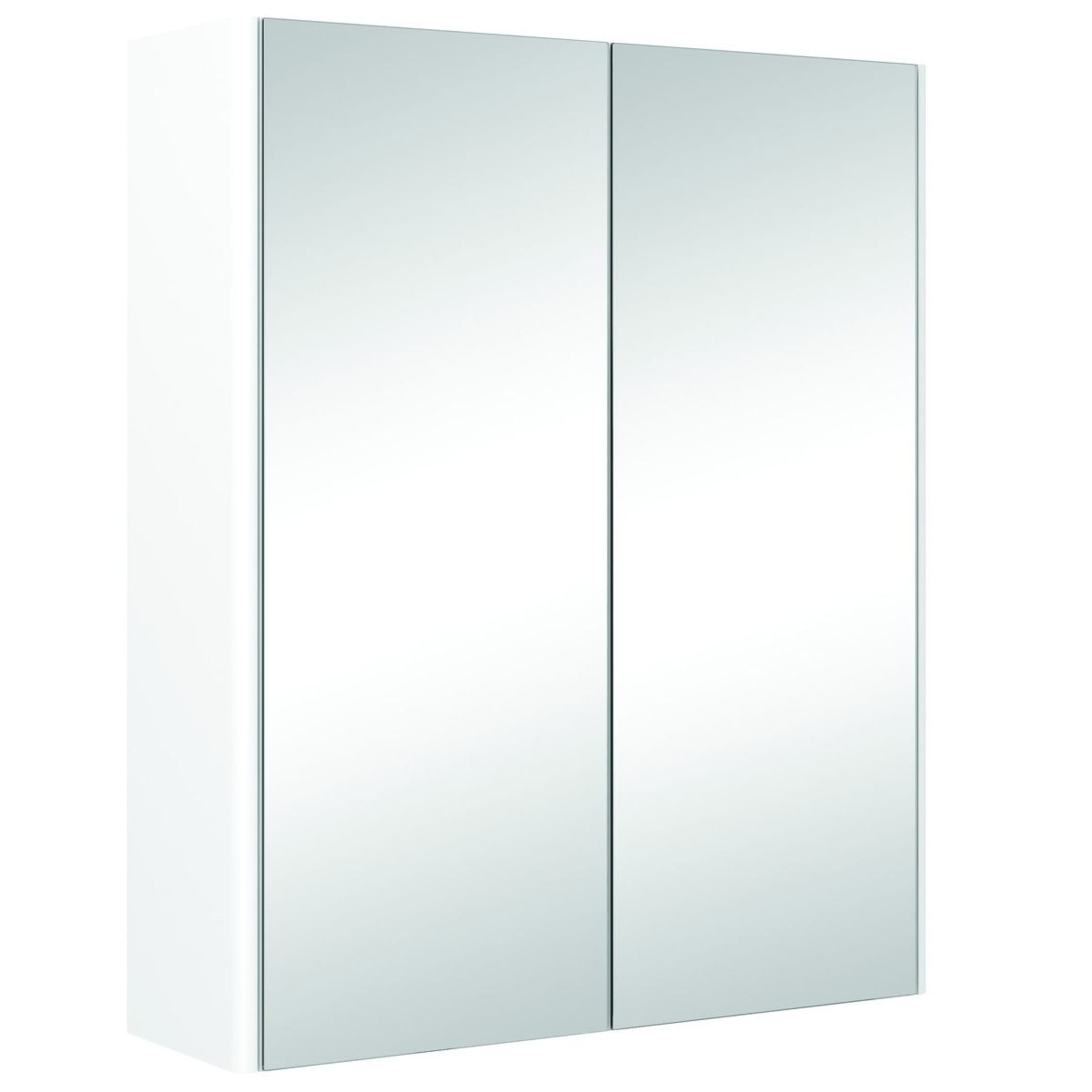 Double Mirror Bathroom Cabinet 500mm, Frameless Vanity Mirror Cabinets